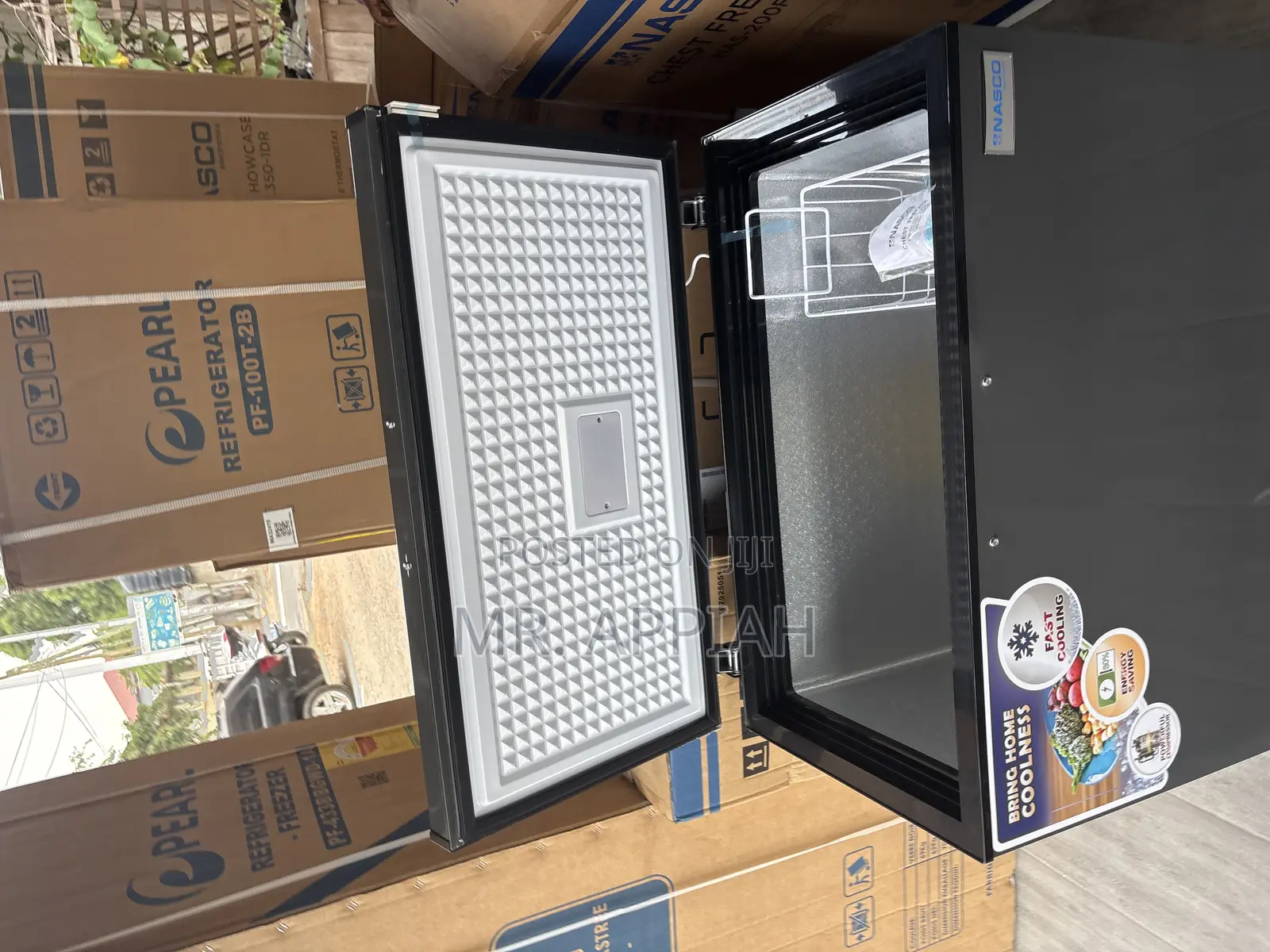 Buy Nasco Single Door Electric Chest Freezer(Dark Gray)Nas-200fl 
