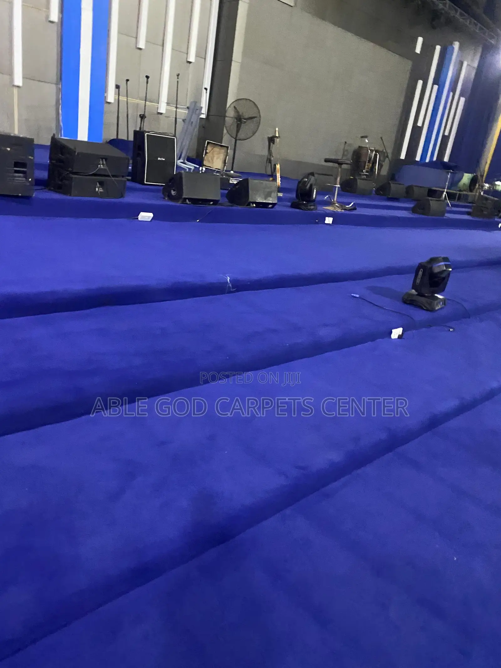 Stage Carpet / Blue Floor Carpet for Stages