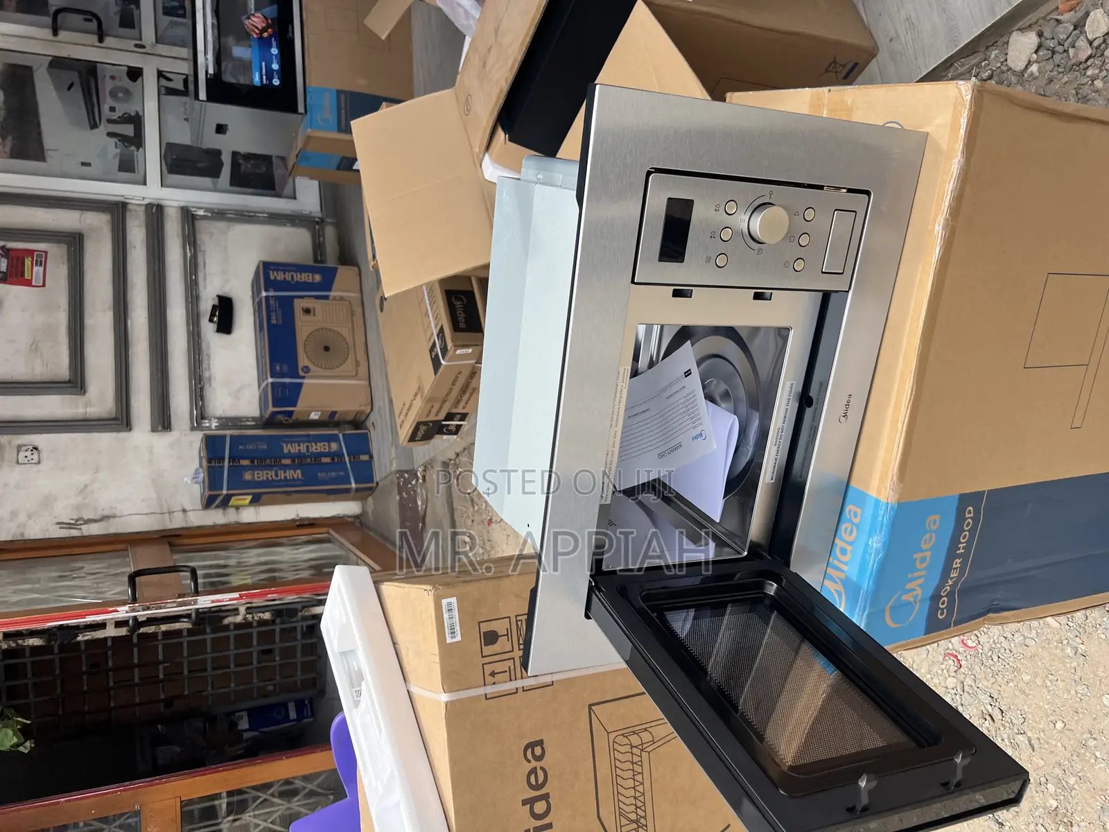 Stainless Steel Midea Am717bs7 17l Built in Oven(Gray)700watt 