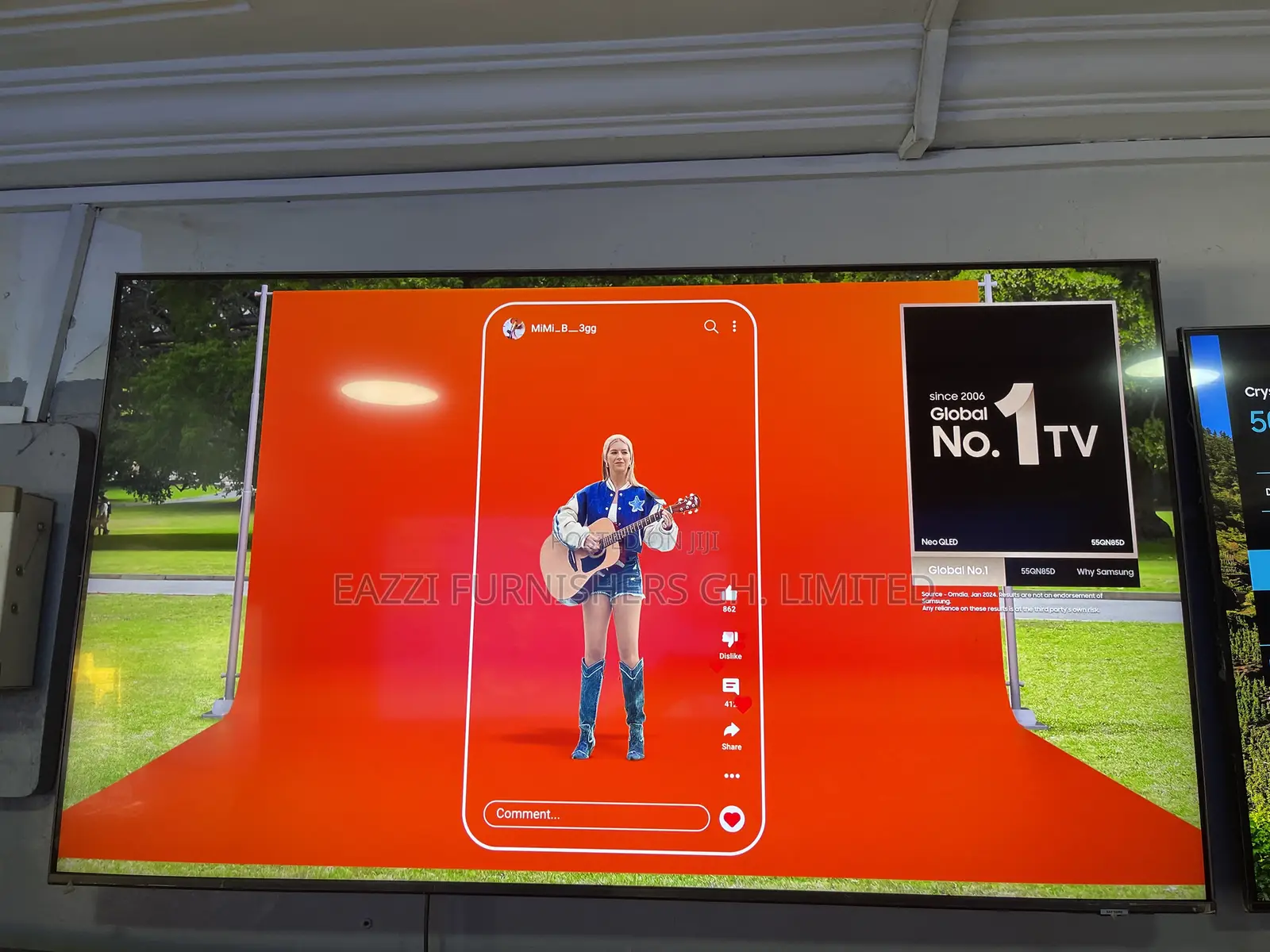 55 Inches Neo Qled Samung 144 Hz Uhd Smart Brightness Gaming Tv HDR