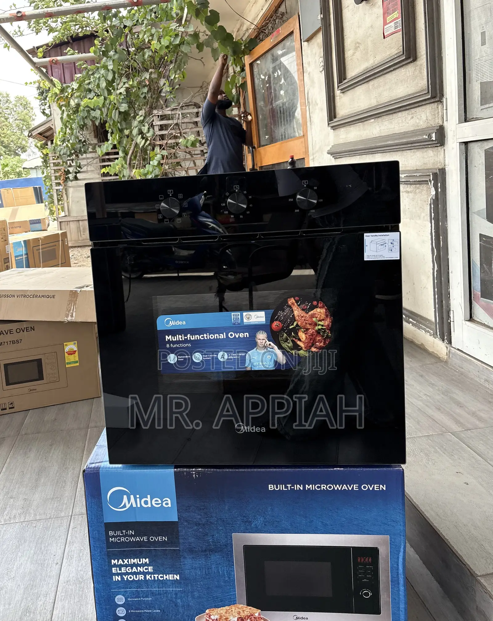 Original Midea 65m80m1-004bk 60cm Tempered Glass Oven 