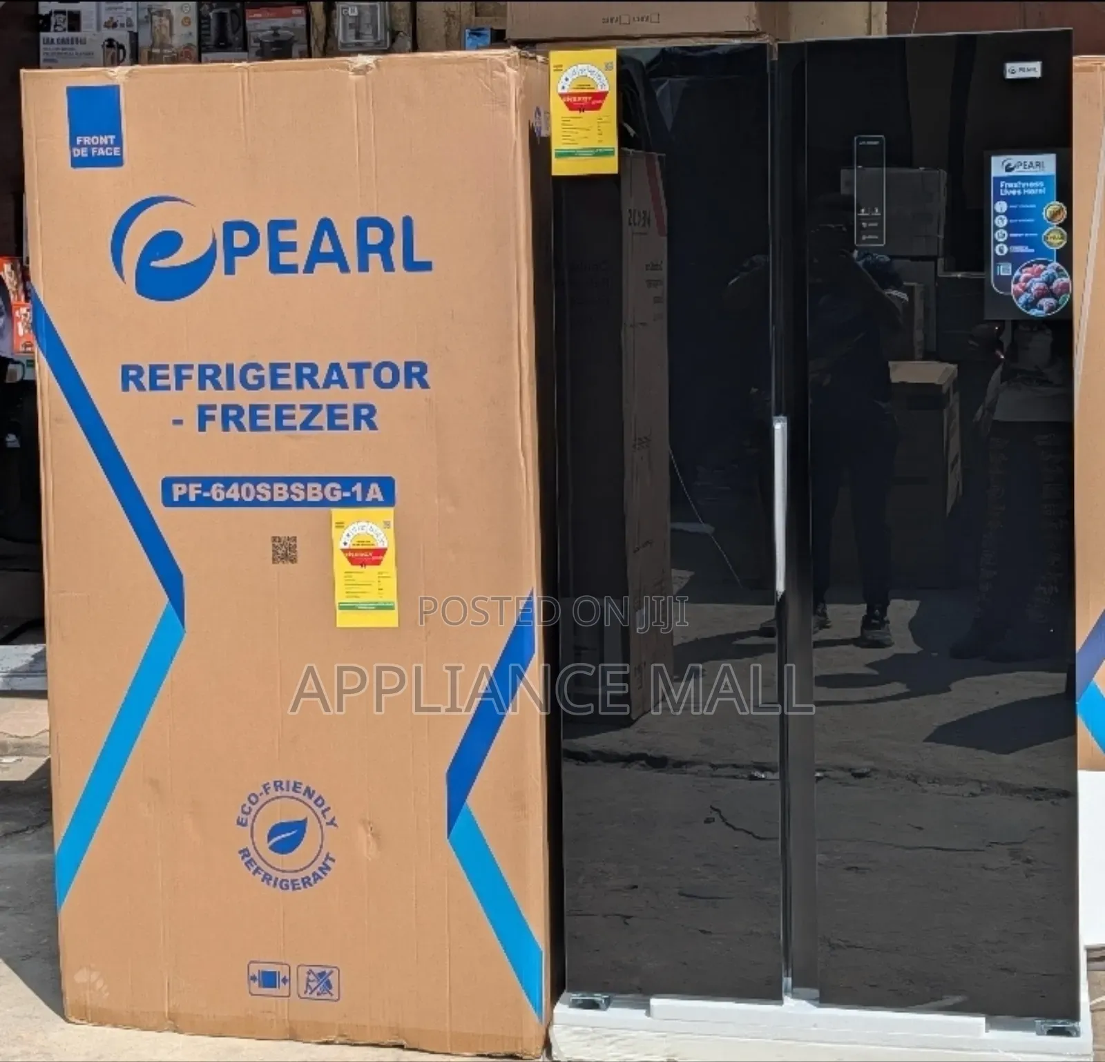 Pearl Fridge Mirror Side by Side (436l)