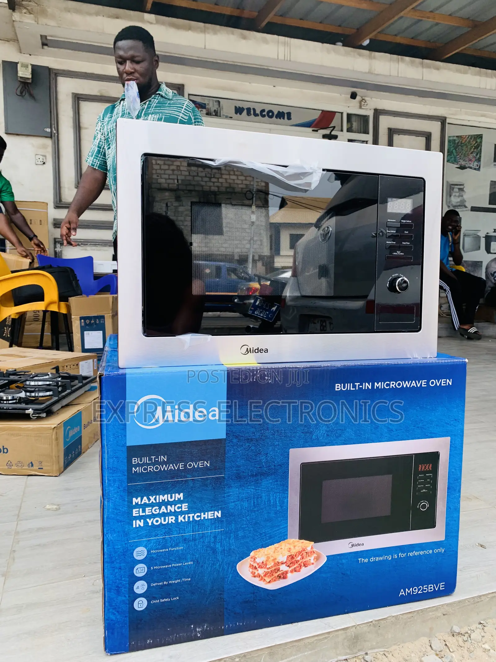 Text Us for Your Am925bve Midea 25l Built in Microwave