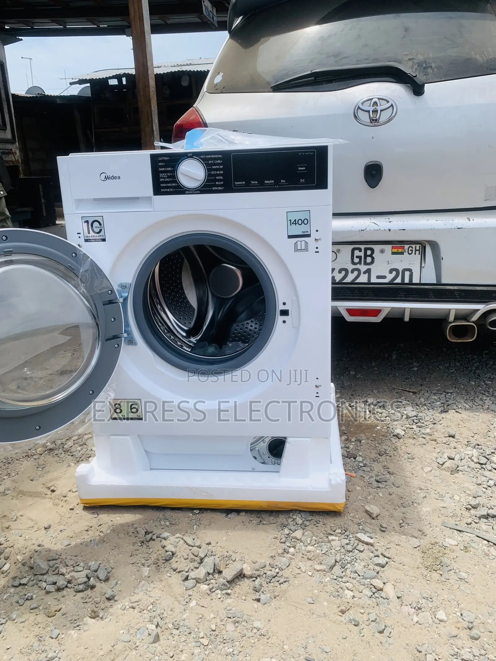 Lovely New White Wash and Dry Washing Machine Mfa06d80b/W 8/6kg
