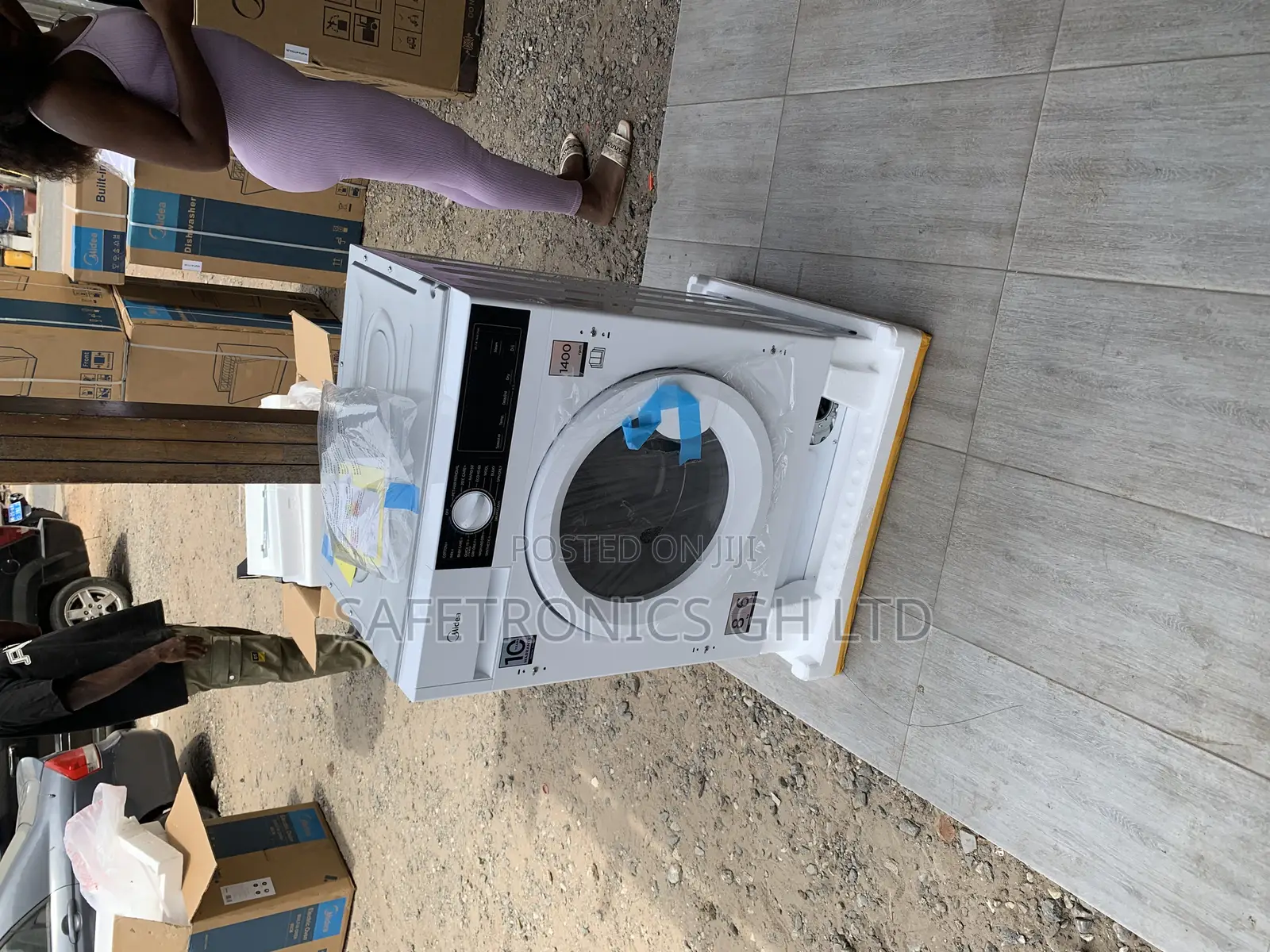 Super Original New 8kg Mfa06d80b/W Midea Frontload Washingmachine
