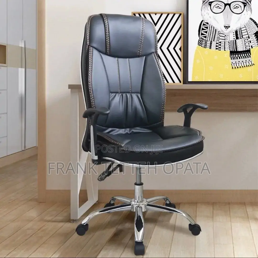 Ergonomic Leather Executive Office Chair