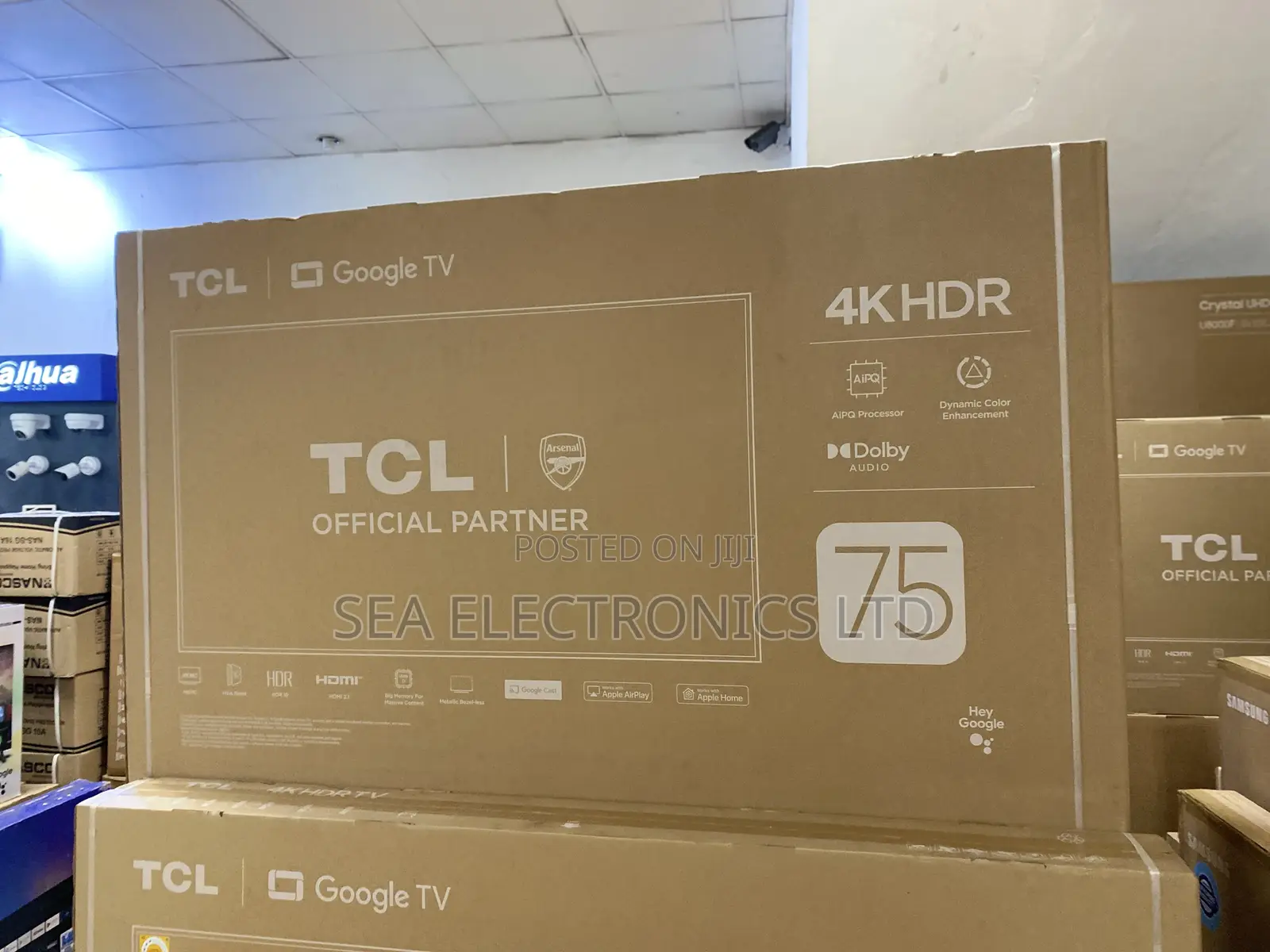 TCL 75 Inch Uhd Smart Tv Featuring Google Tv/Android Tv,