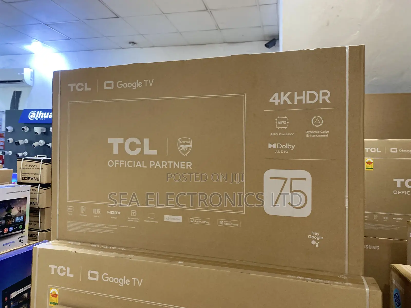 TCL 75 Inch Uhd Smart Tv Featuring Google Tv/Android Tv,