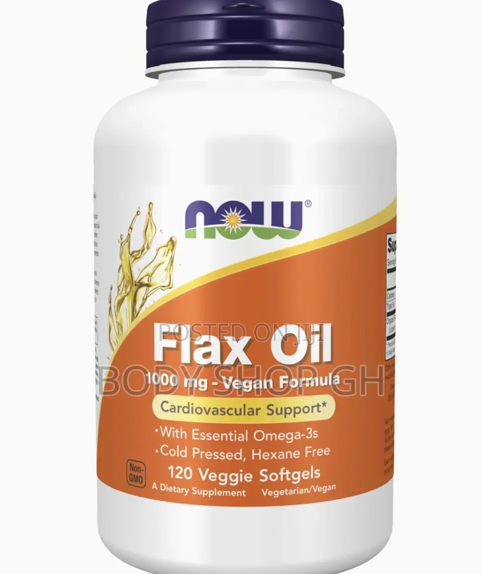 Now Foods Supplements, Flax Oil 1000 Mg With Essential Omega-3s,