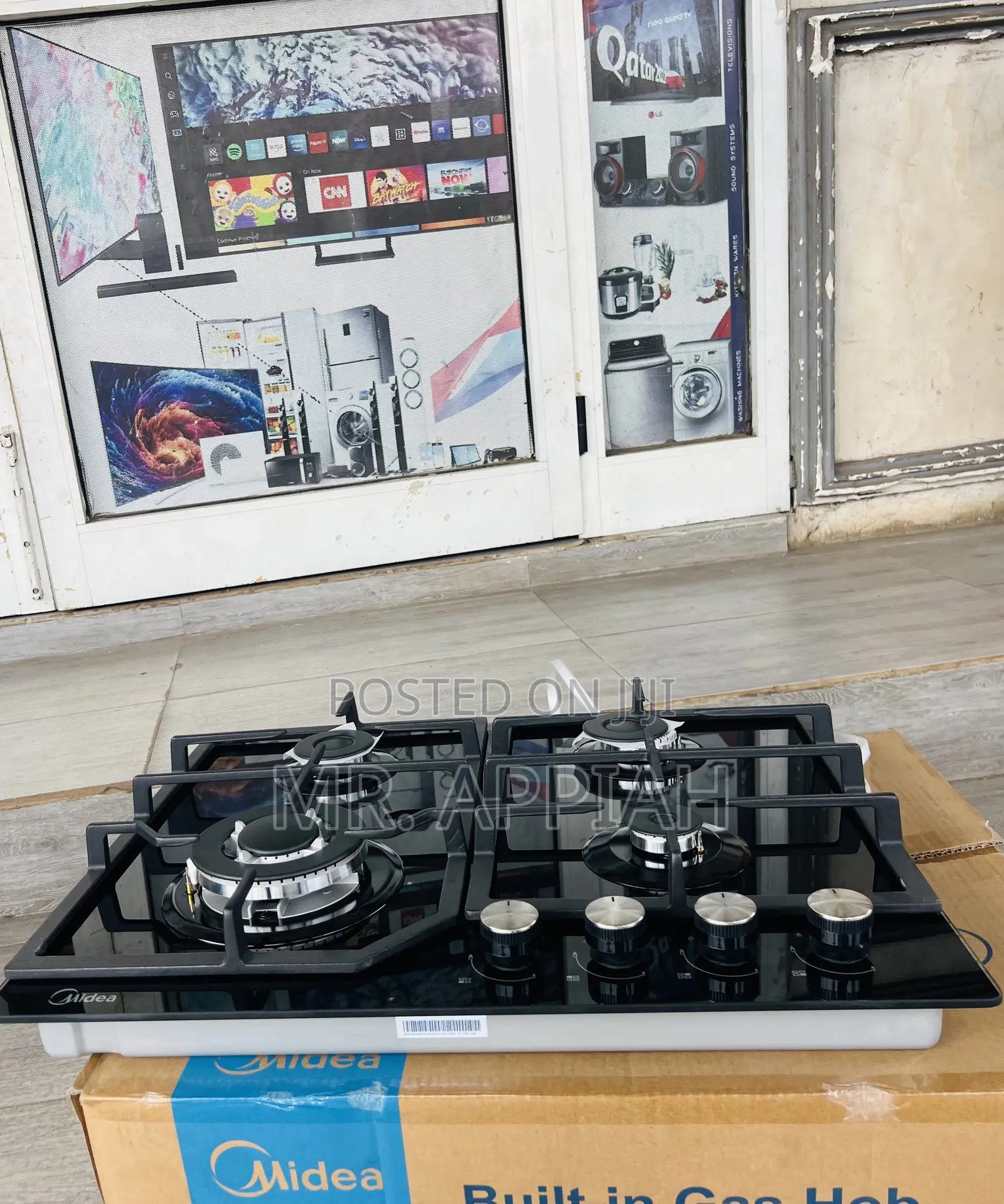 Newest in the Store Midea 60g40me Built in 4 Gas Hob(Black) 