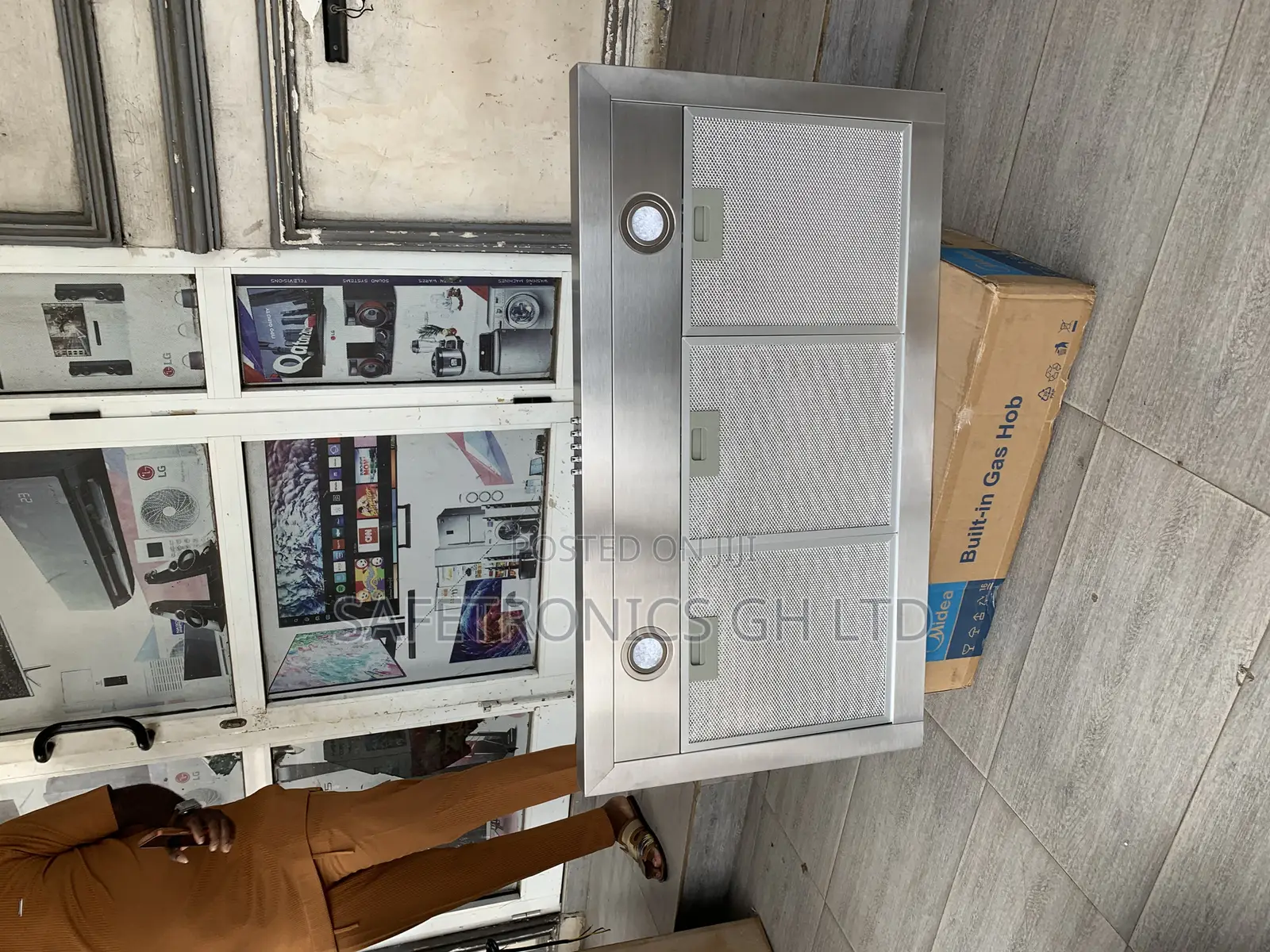 Best Quality Inbuilt (90m21-S) 90cm Midea T-Shape Chimney Hood