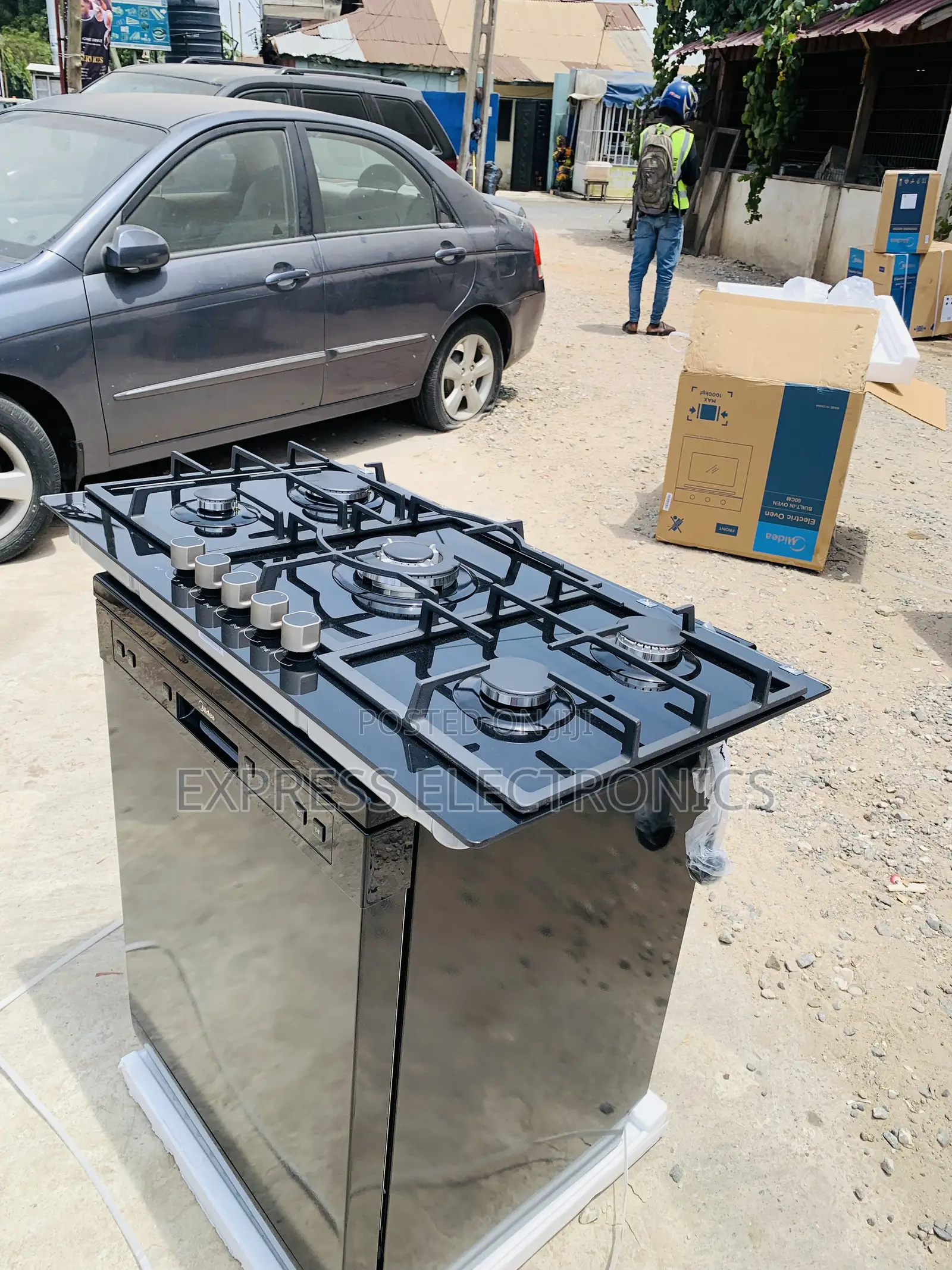 Ney Sealed in No. Midea in Built 5hob Cooker 90cm