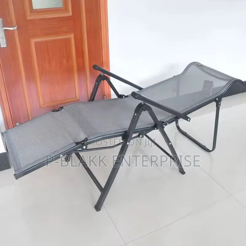 Modern Metal Foldable Lounge Lazy Chair