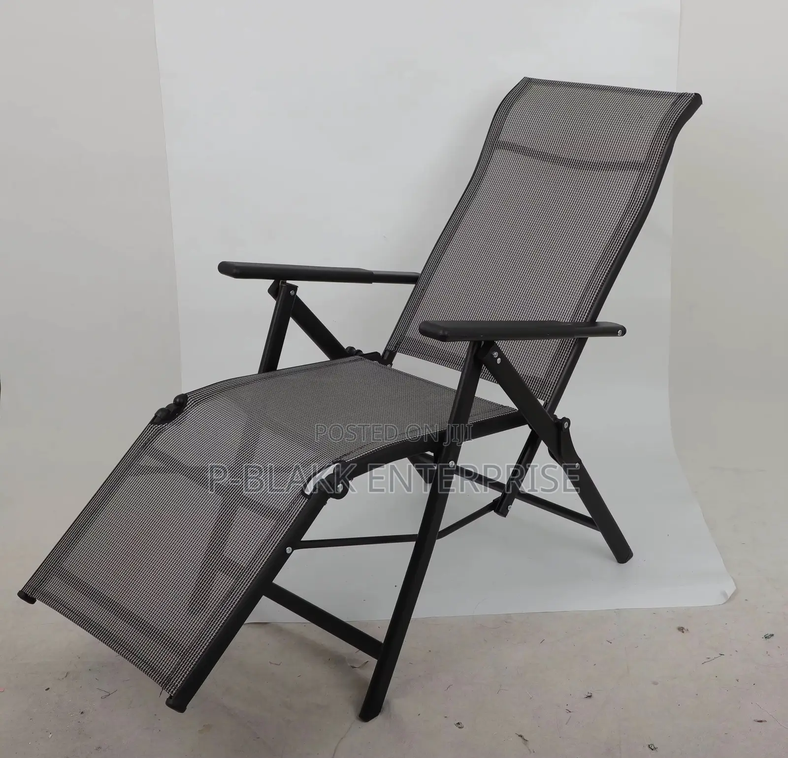 Modern Metal Foldable Lounge Lazy Chair