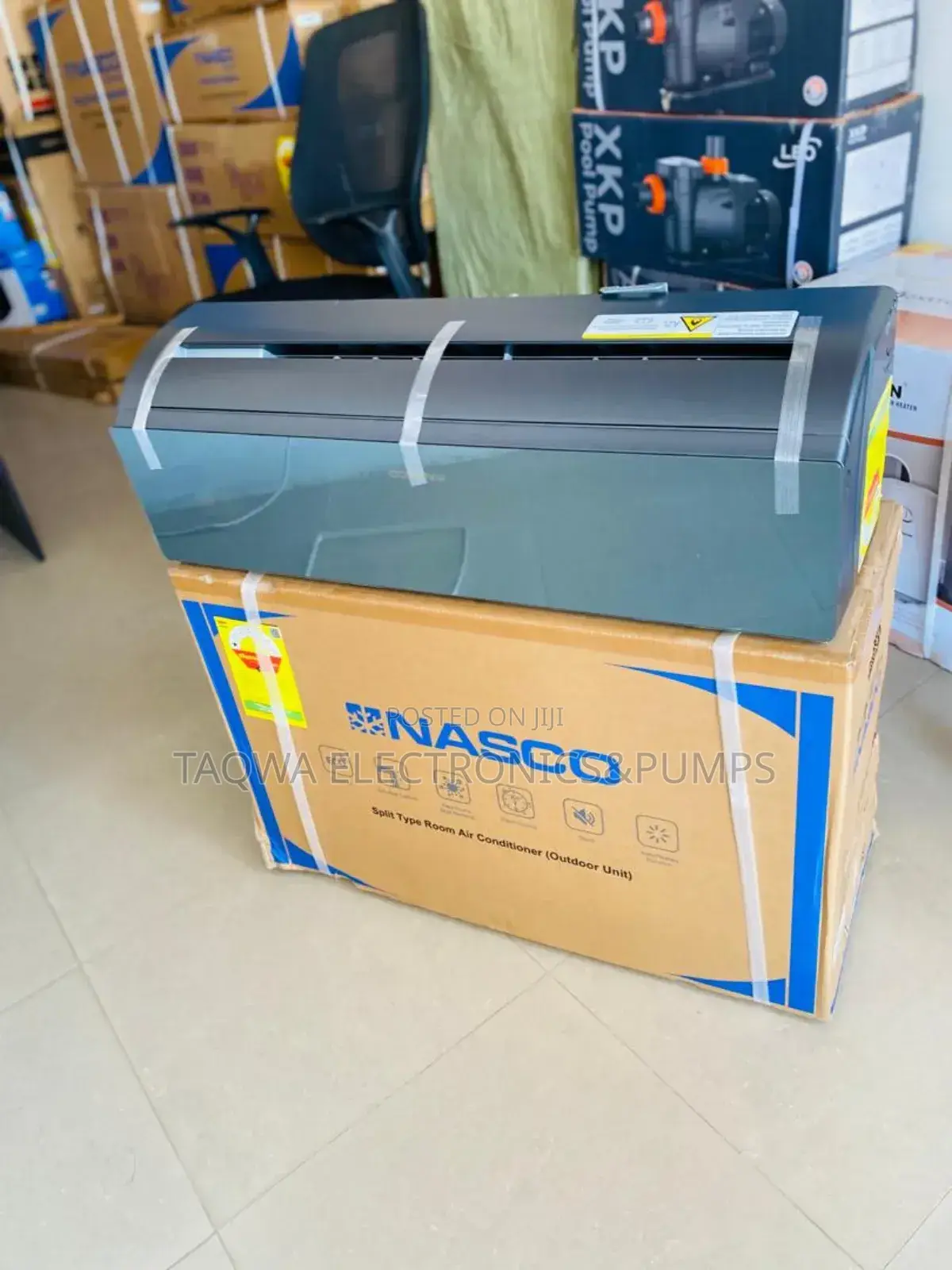 Unbeatable Nasco Black Mirror Air Conditioner 1.5hp Split Ac