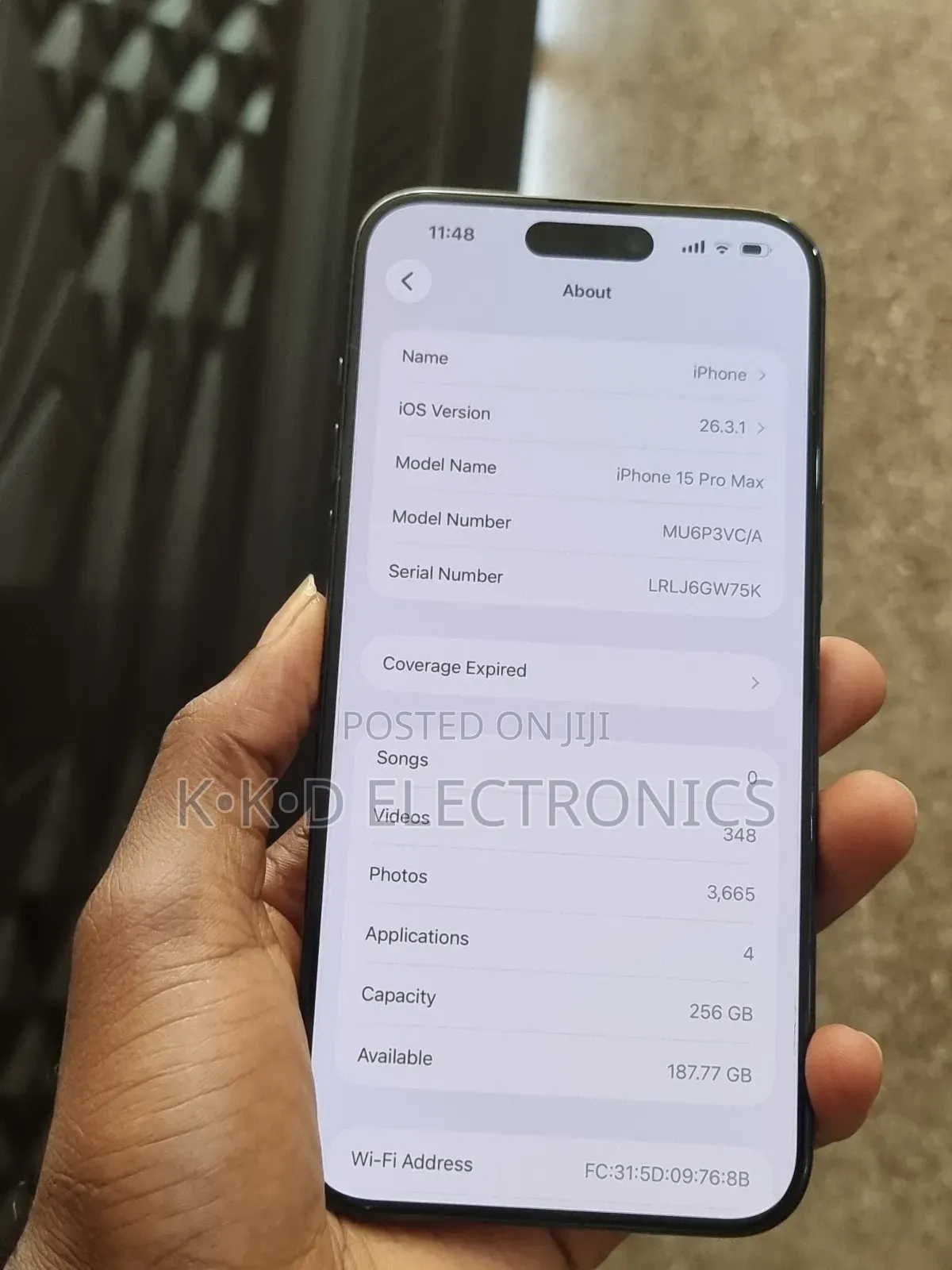 Apple iPhone 15 Pro Max 256 GB Black