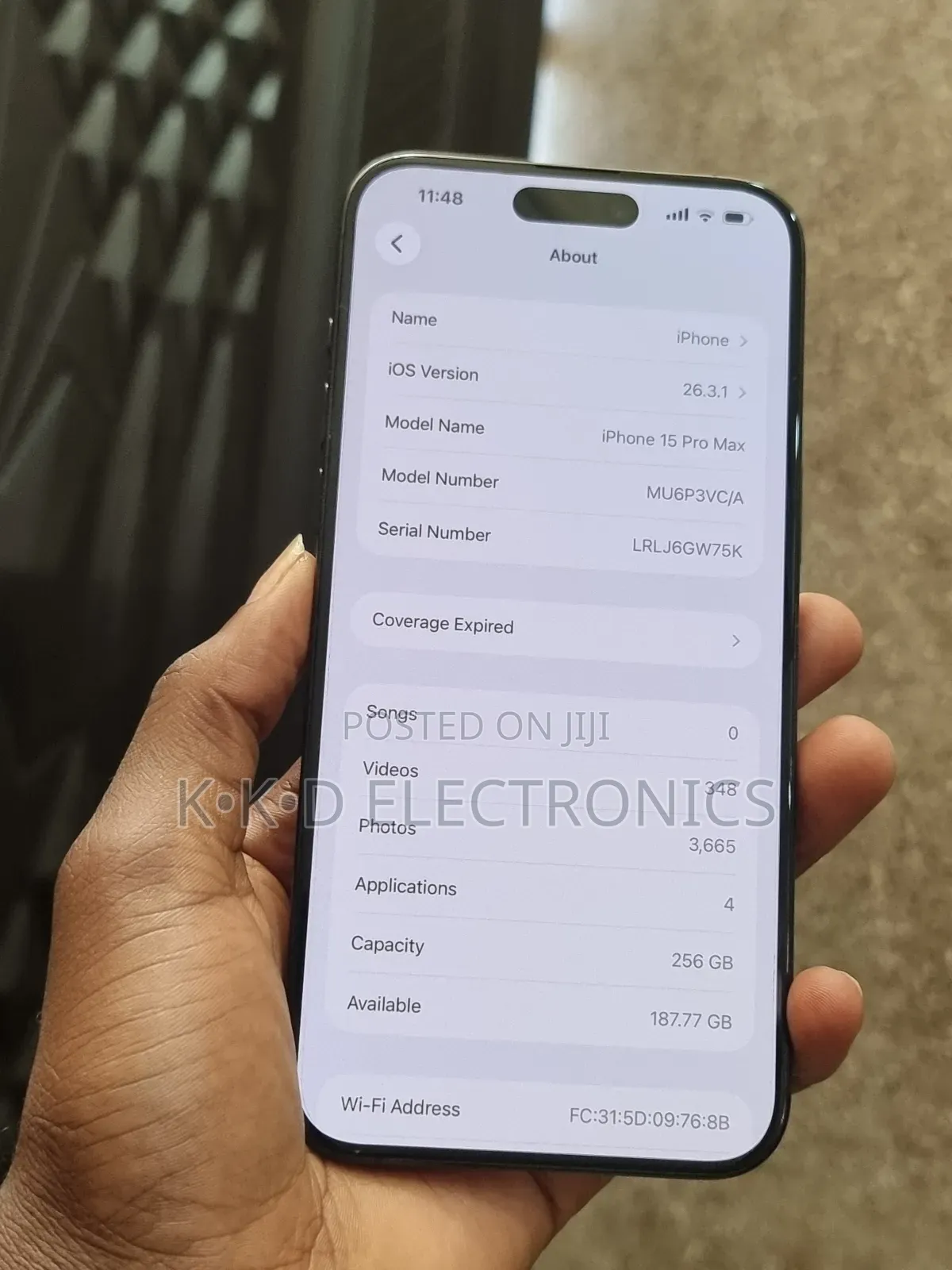 Apple iPhone 15 Pro Max 256 GB Black