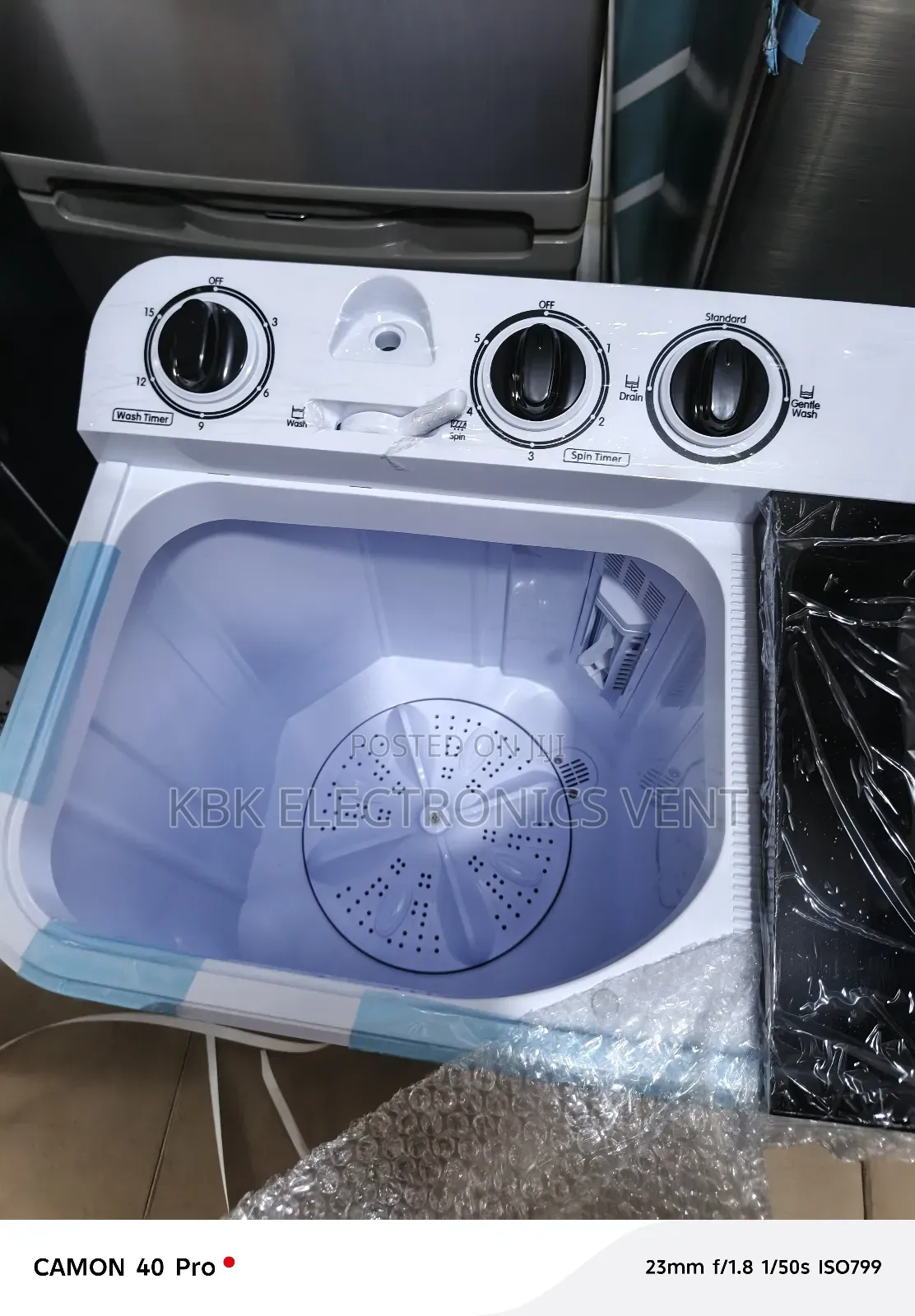 Tamashi 8kg Twin Tub Washing Machine.
