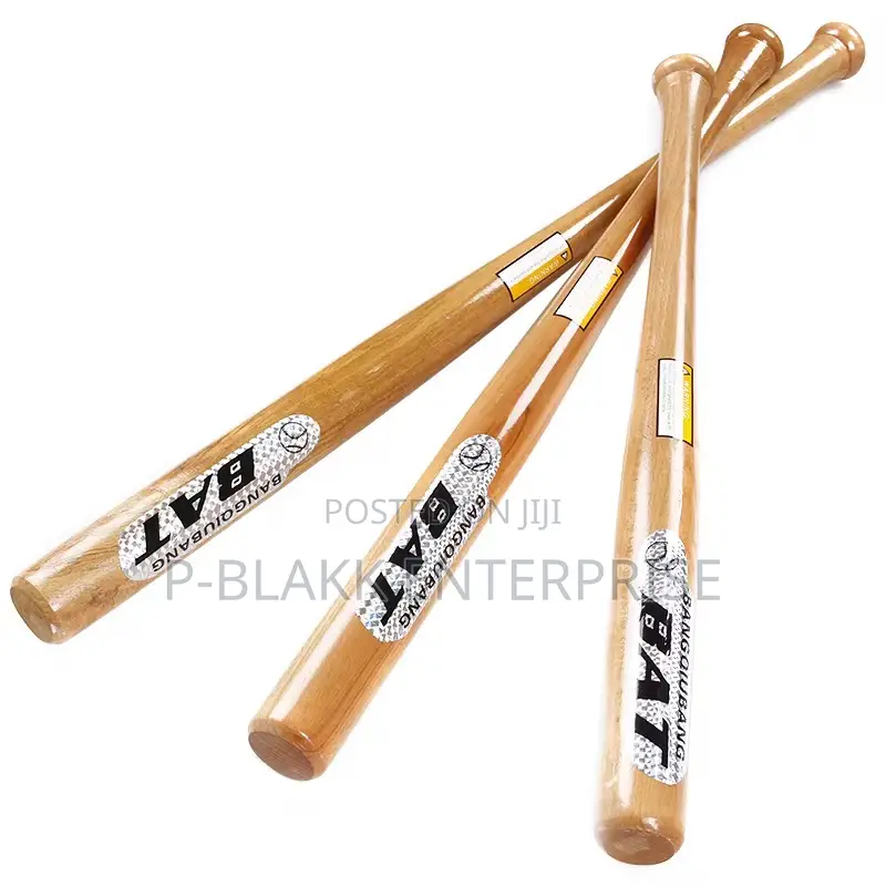 Premium Solid Wood Baseball Bat – Durable Training Game Use