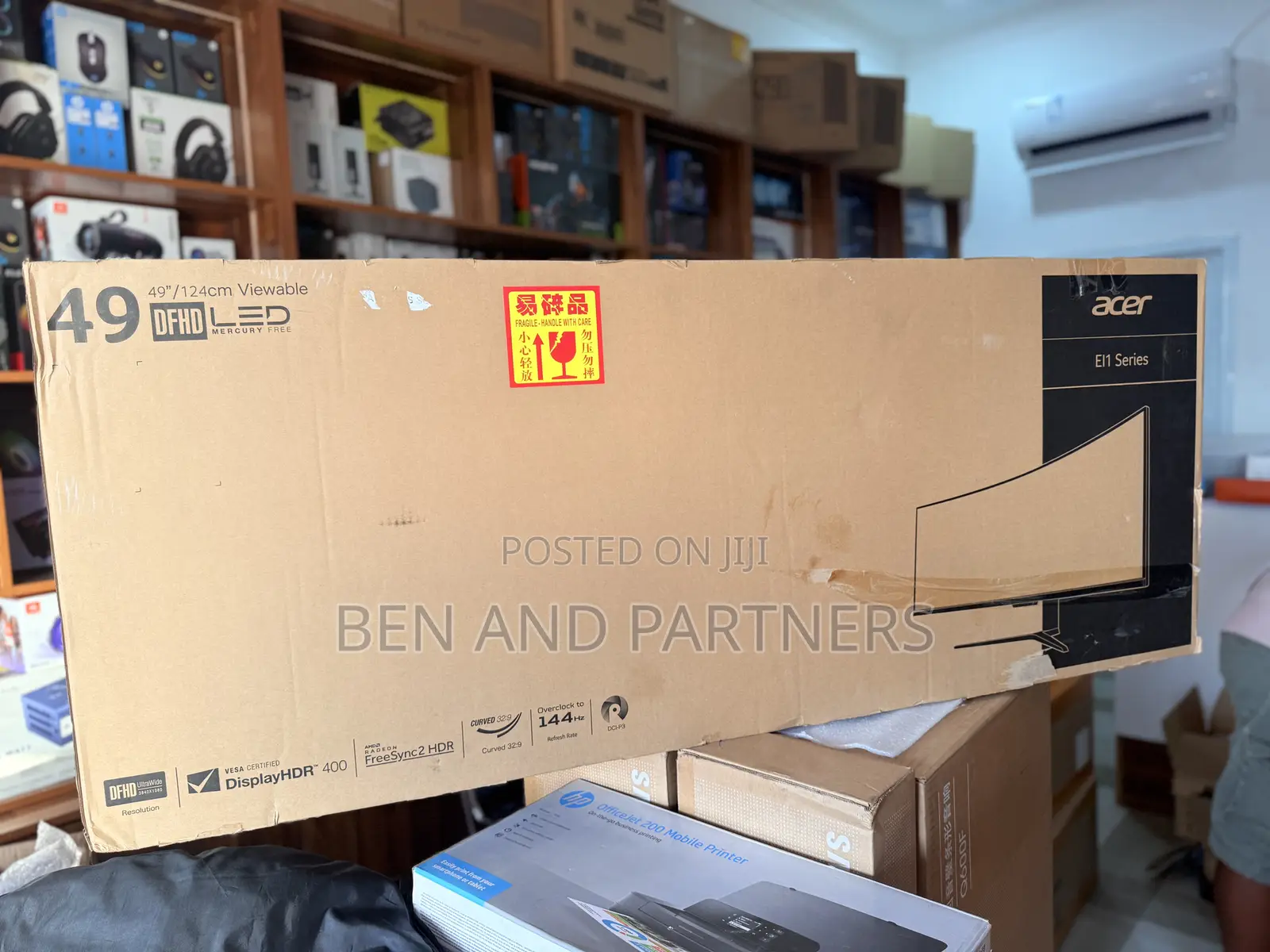 Acer 49" Dfhd, 144hz, Freesync Curved Ultrawide Monitor