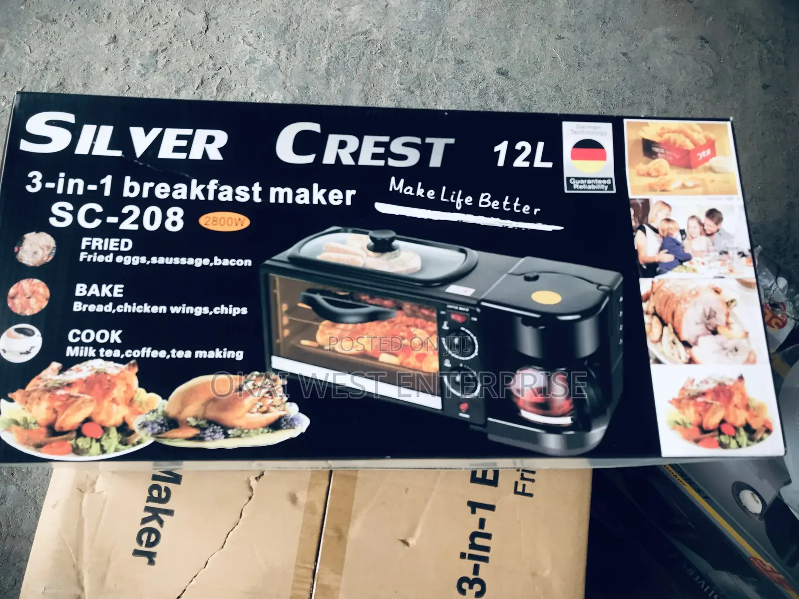 Silver Crest 3in1 Breakfast Maker 12l