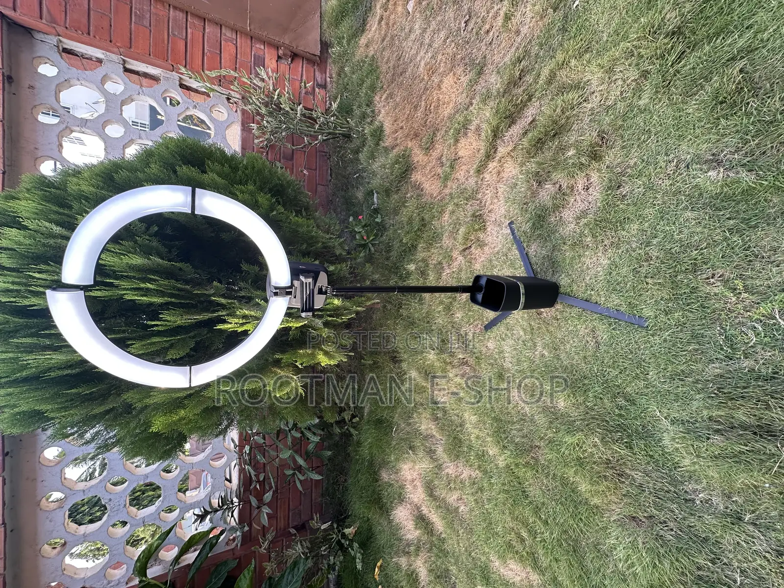 Portable Ring Light With Stand,Foldable Travel Light Operated Cordless