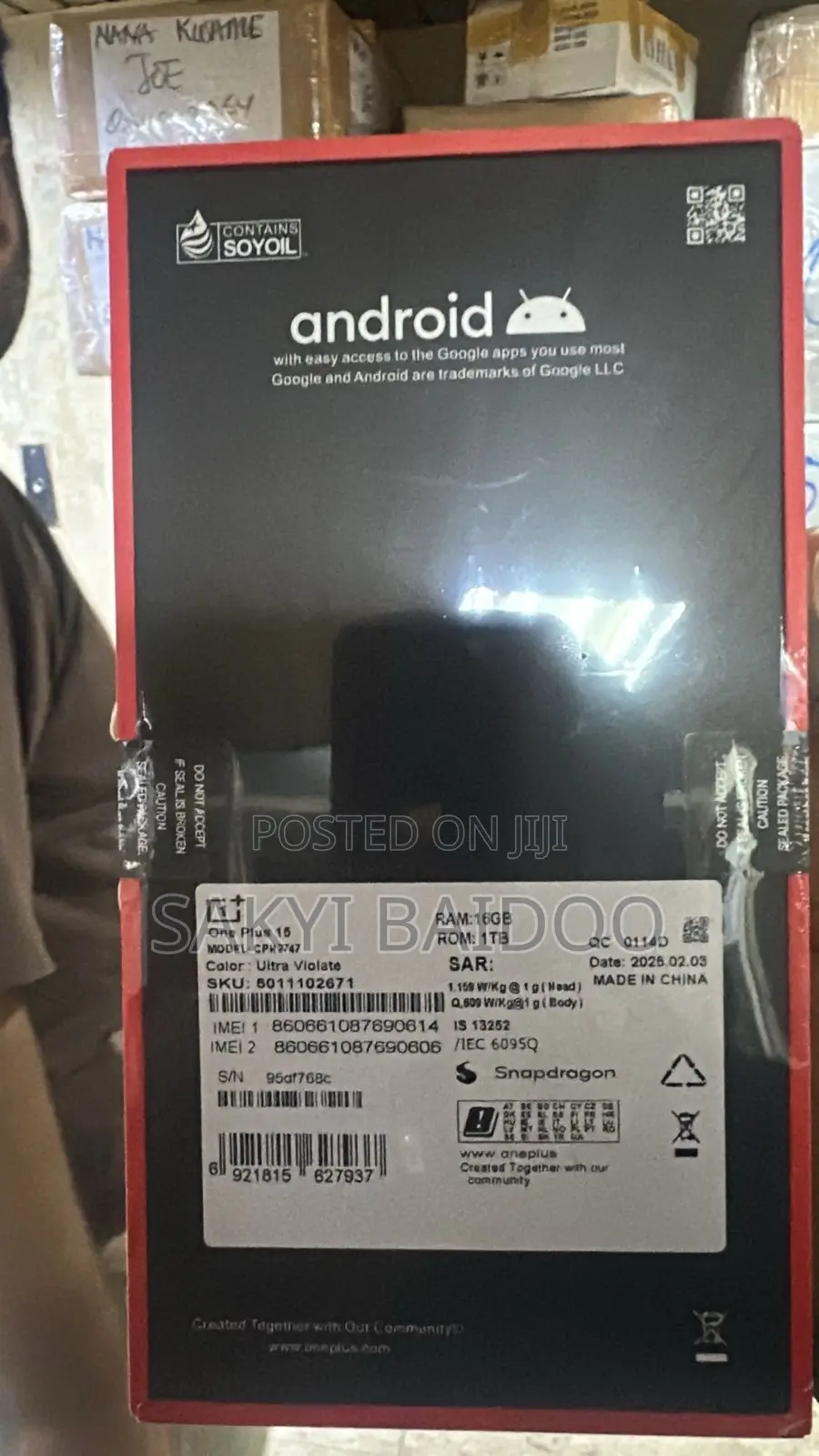 New OnePlus 15 1 TB