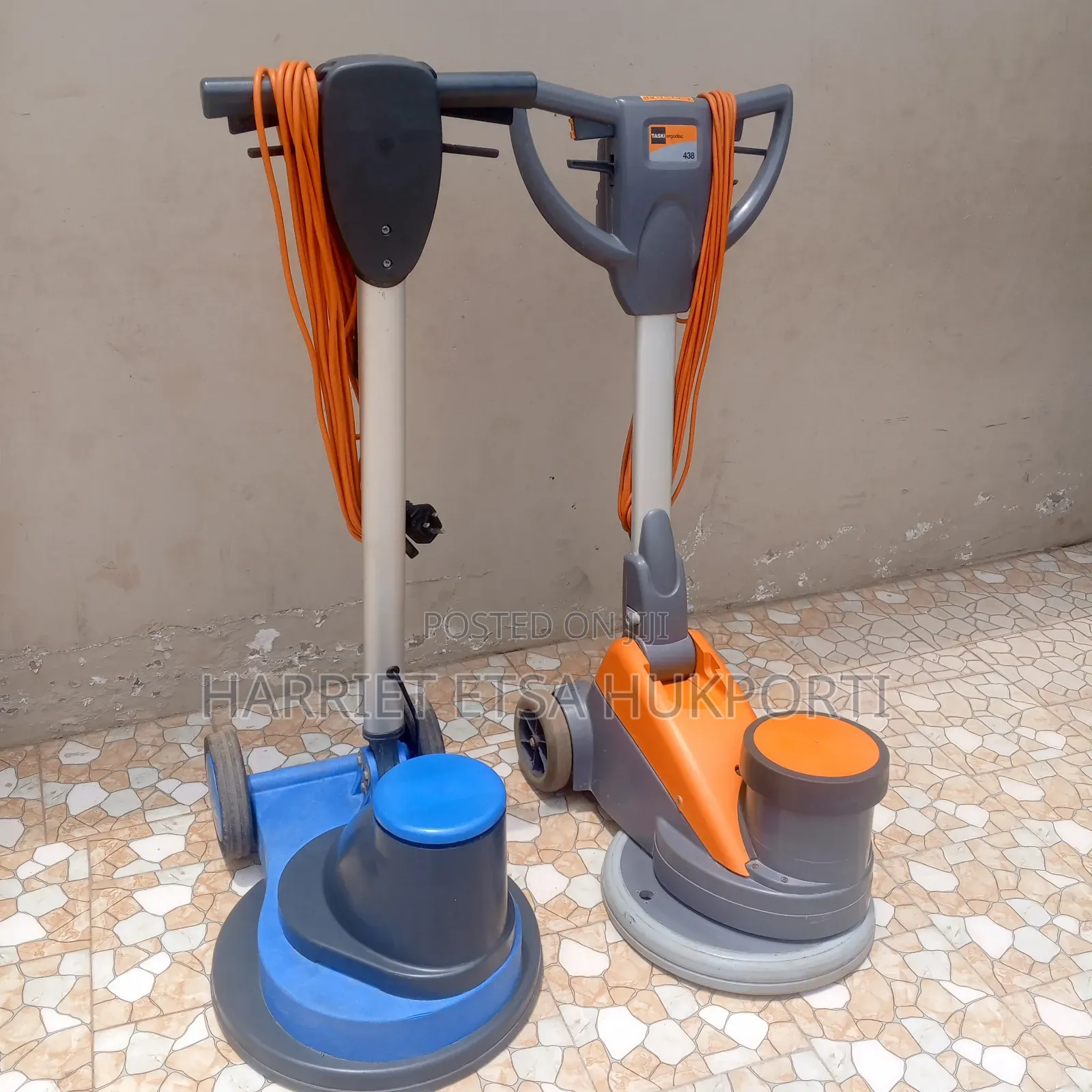 Taski 438 Buffer/Scrubbing Machine From the Uk With Hard Brush