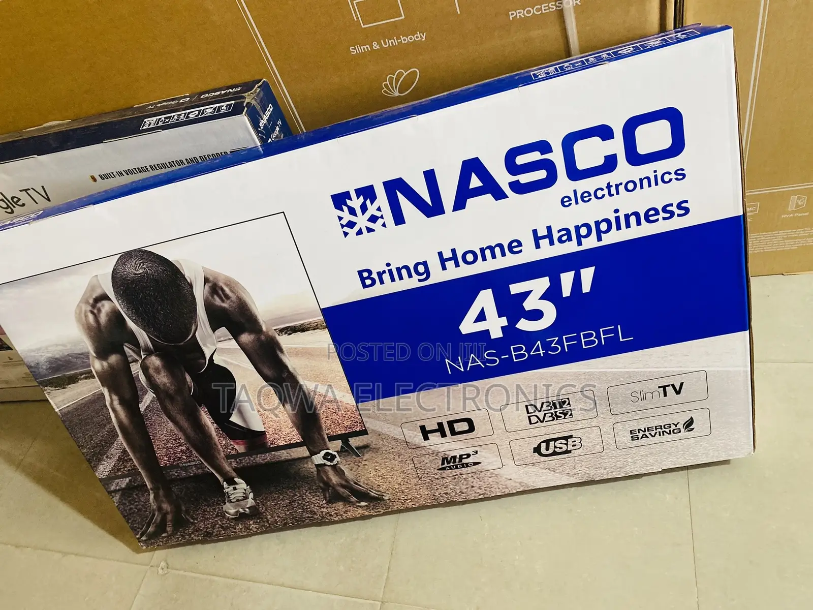 Very Sharp Nasco 43 Inches Digital Satellite Tv