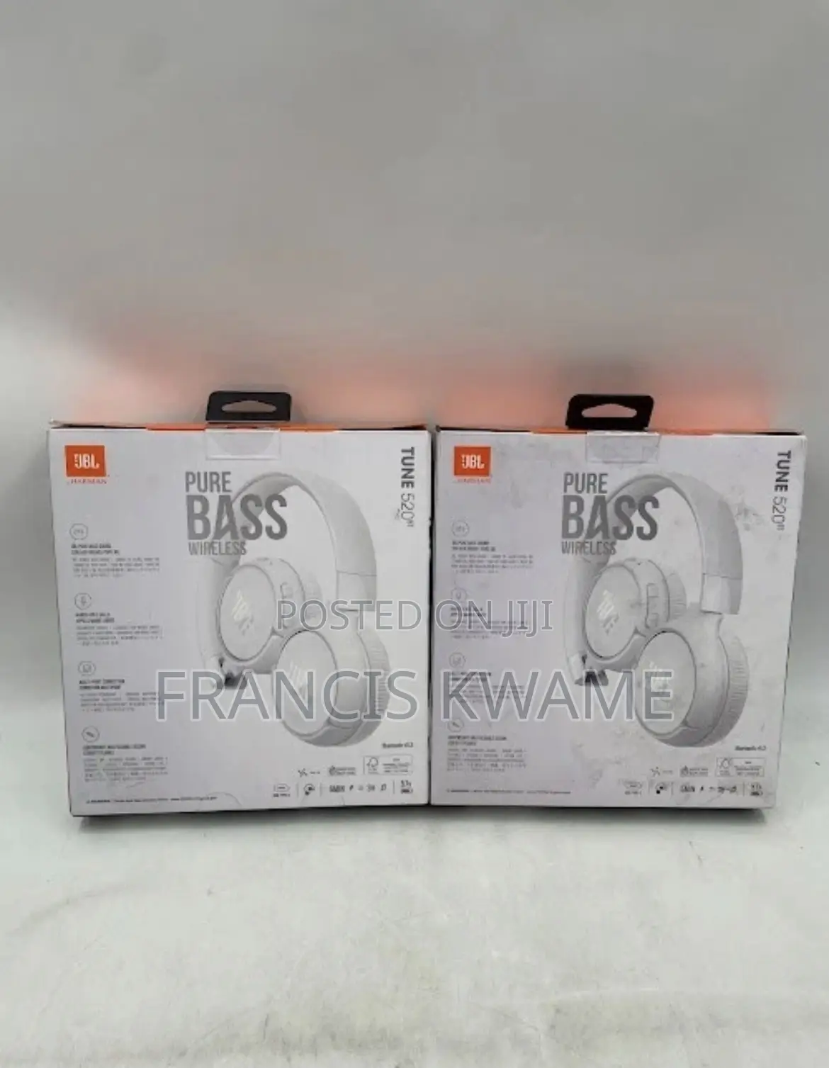 JBL Tune 520bt Wireless on-Earheadphones Pure Bass Bluetooth 5.3sealed