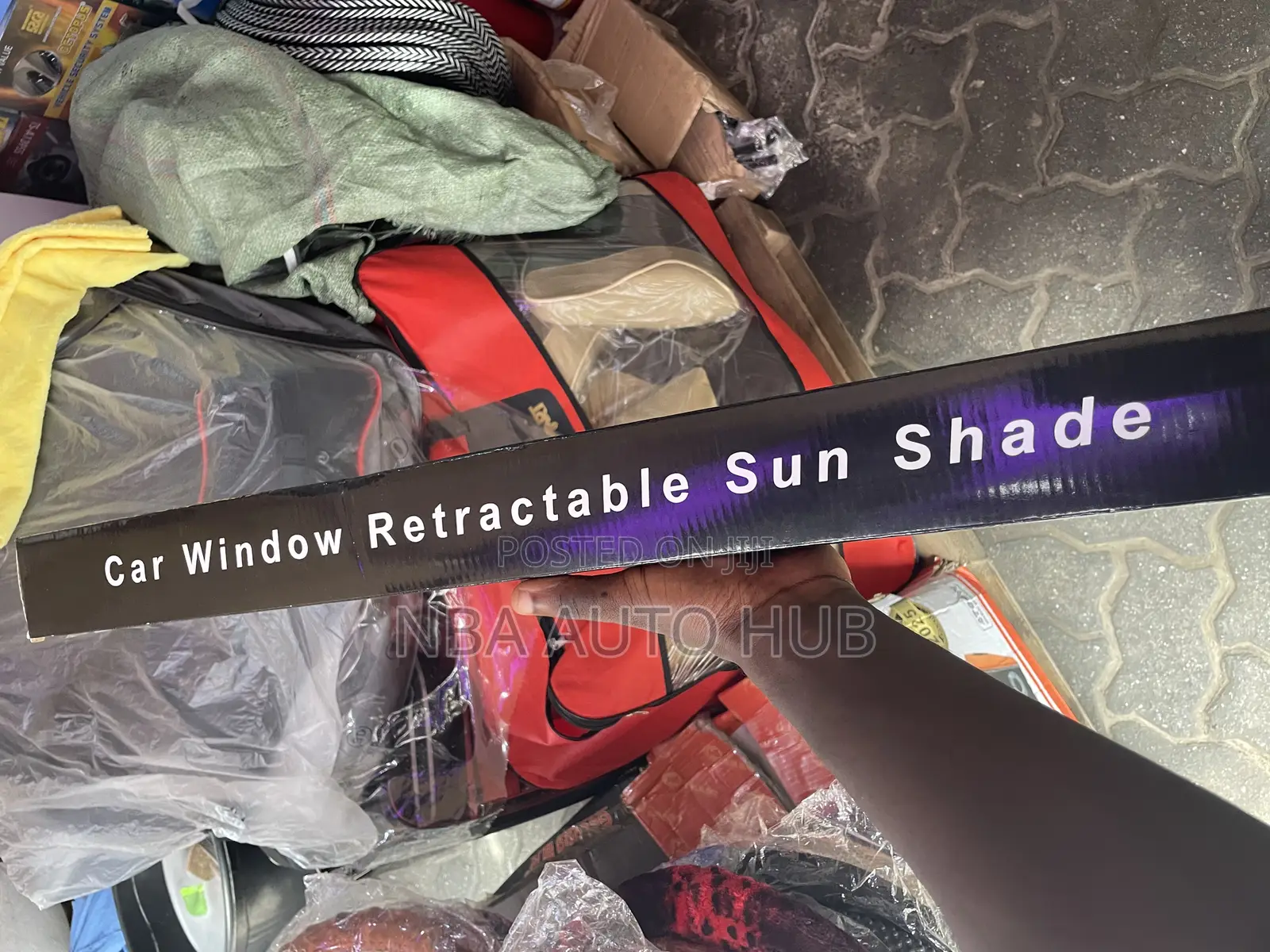 Car Window Retractable Sun Shade