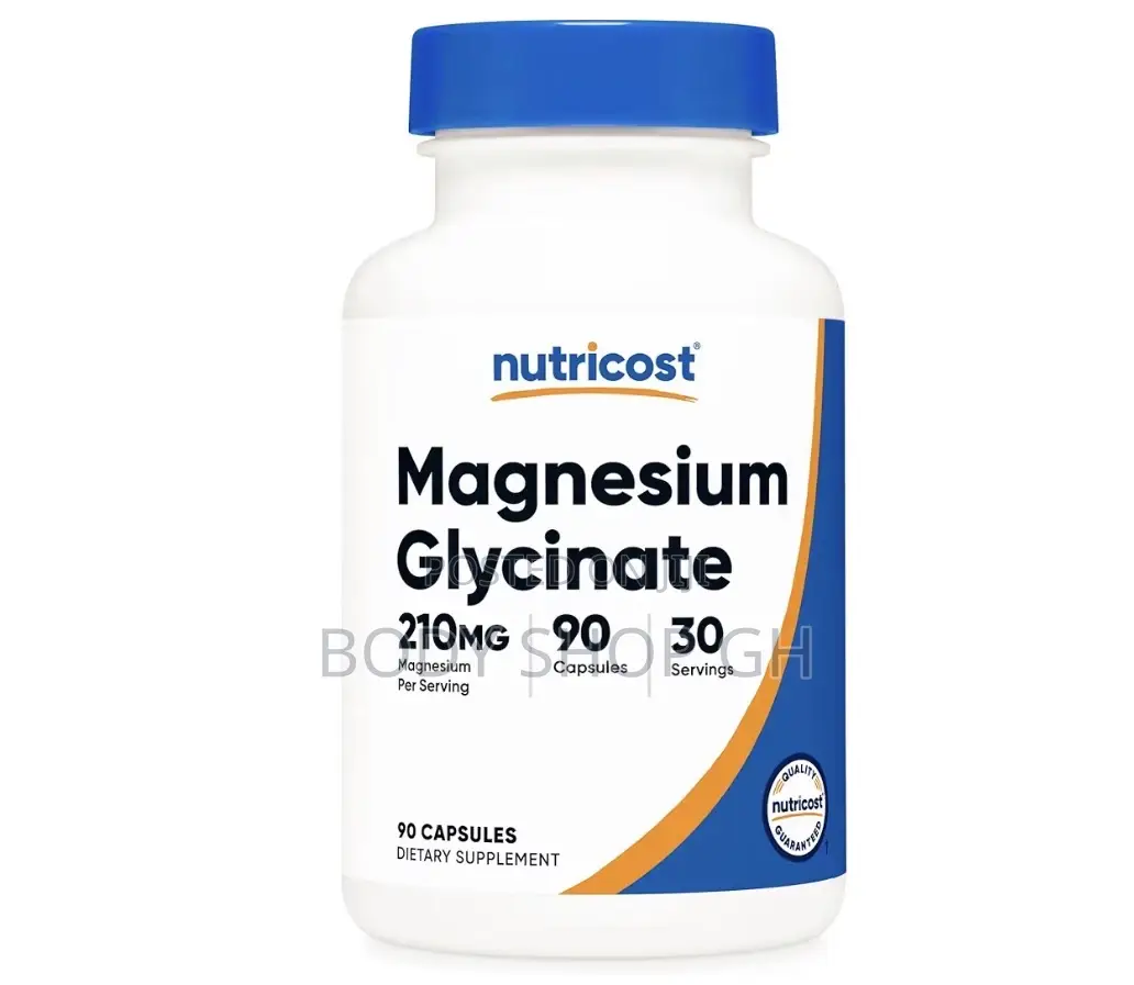 Nutricost Magnesium Glycinate - 90 Capsules, 210 Mg Per Serving