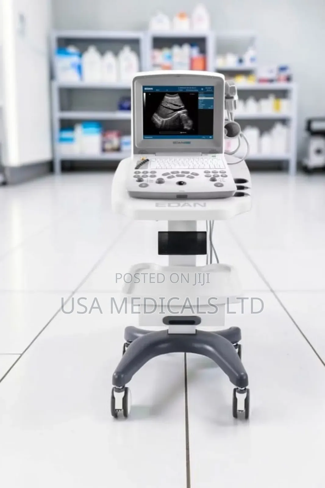 Ultrasound Scan Machine(Edan 60) With Two Probes and Trolley