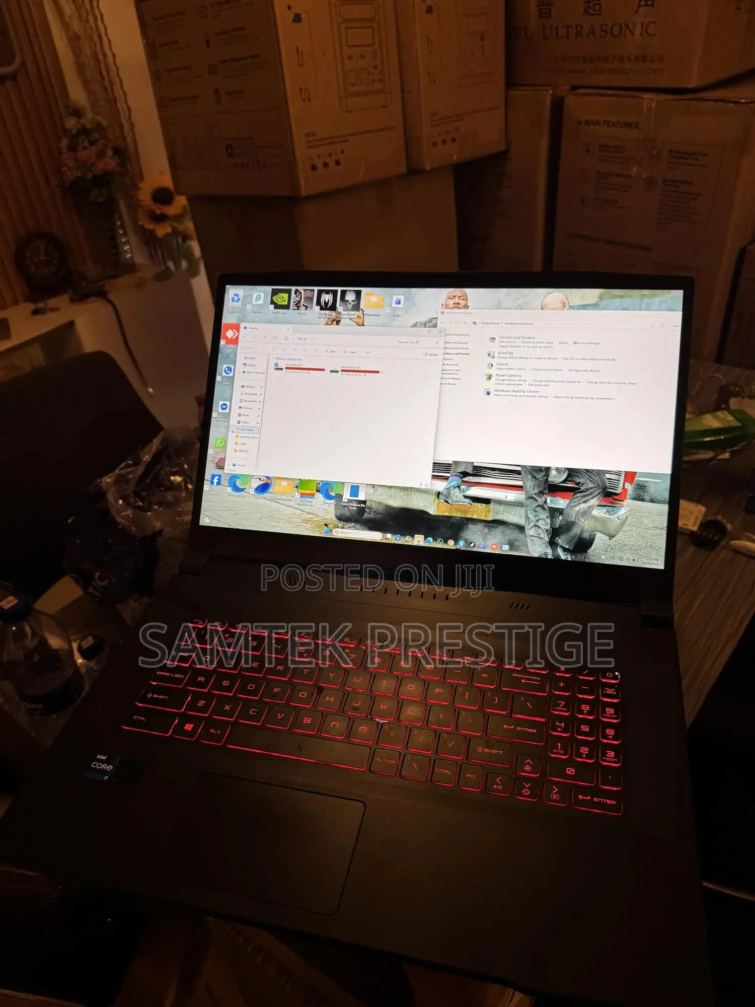 Laptop MSI Katana GF66 32GB Intel Core i7 HDD+SSD 1T