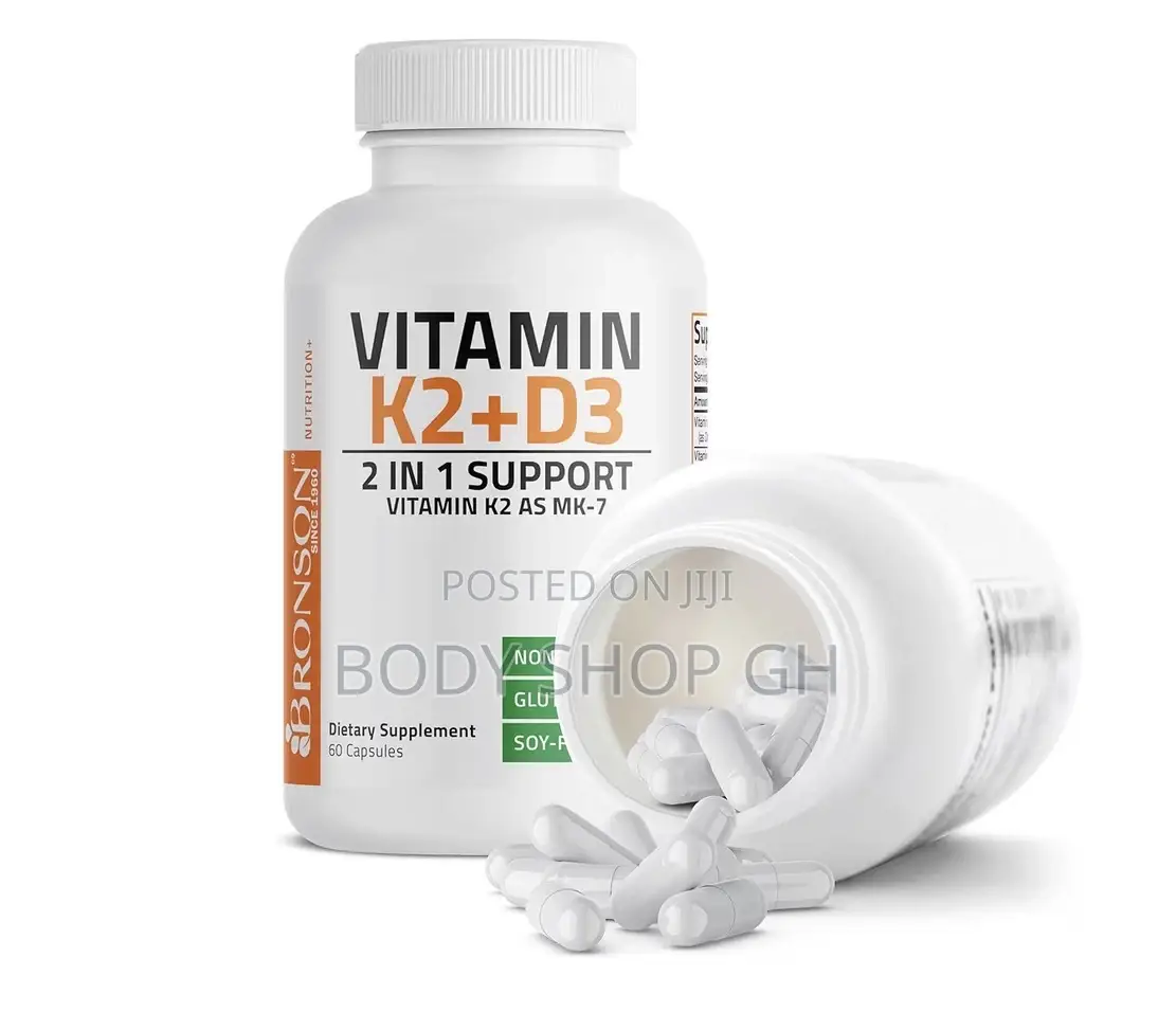 Vitamin K-2 (Mk7) With D3 Supplement Extra Strength 2 in 1 Support