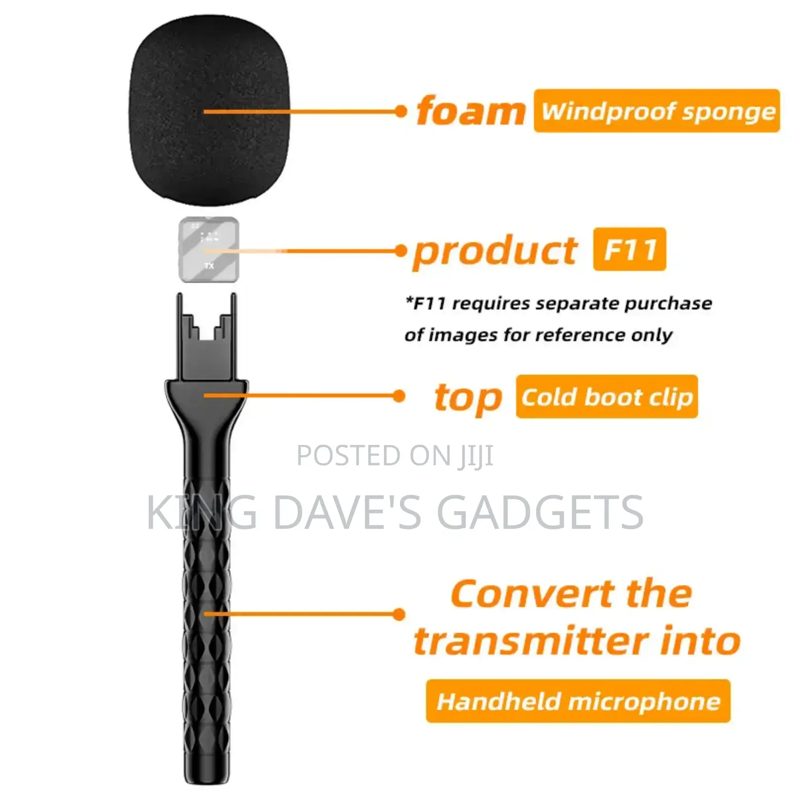 Wireless Microphone Interview Stick