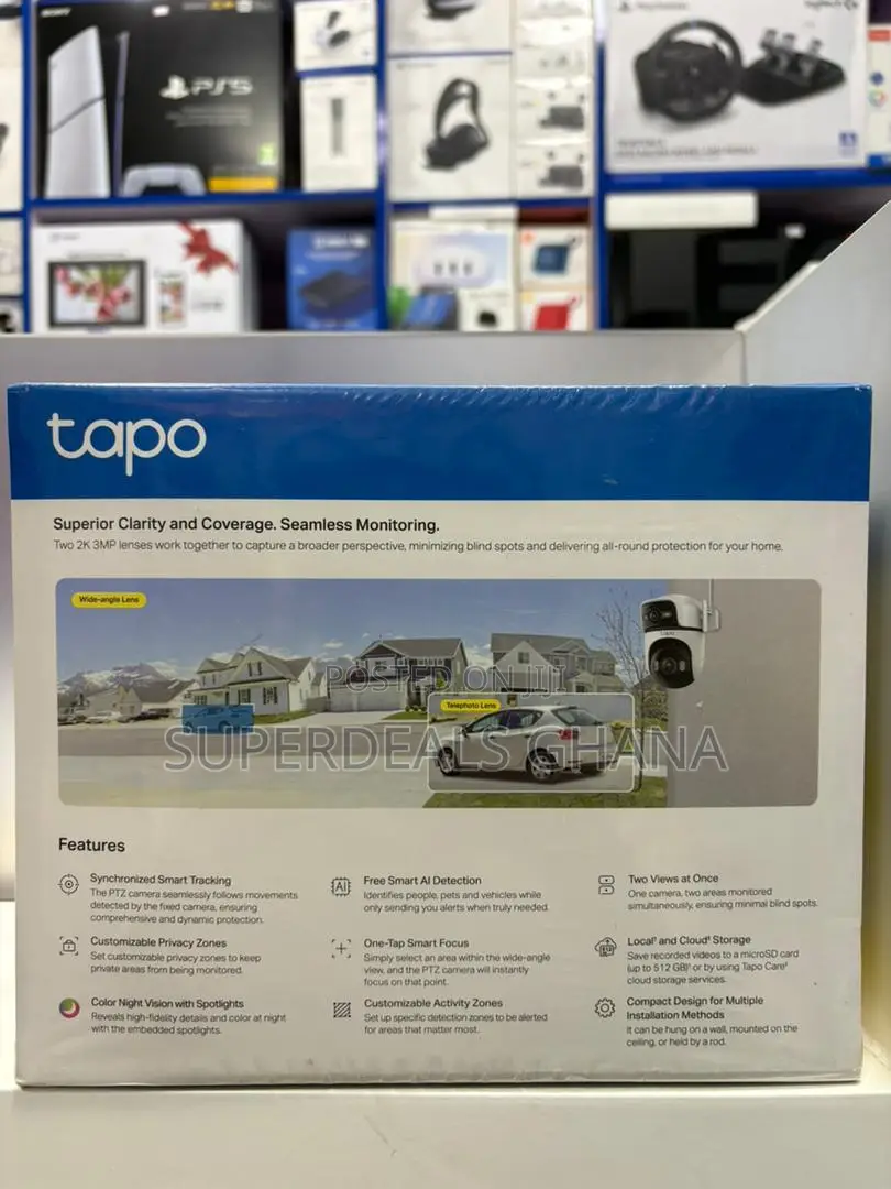 Tapo C545d New Outdoor Dual Lens Pan/Tilt Security Camera