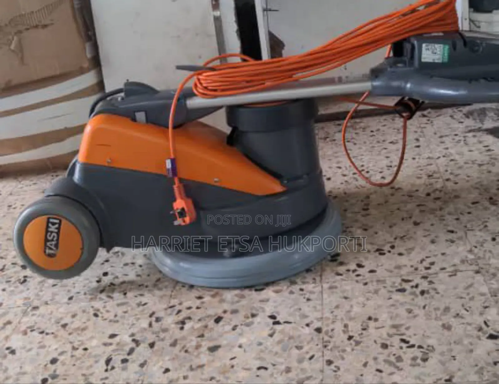 Taski 438 Buffer/Scrubbing Machine From the Uk With Hard Brush
