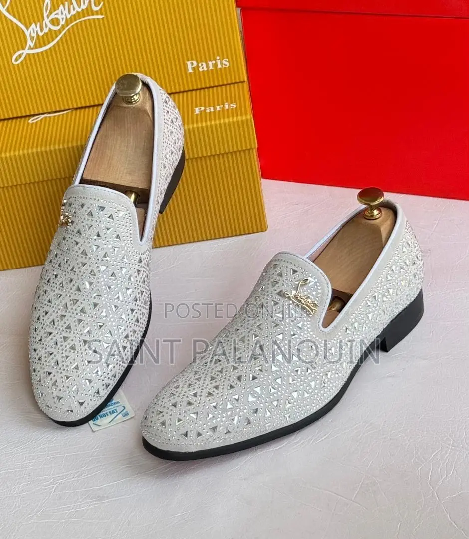 White Christian Louboutin