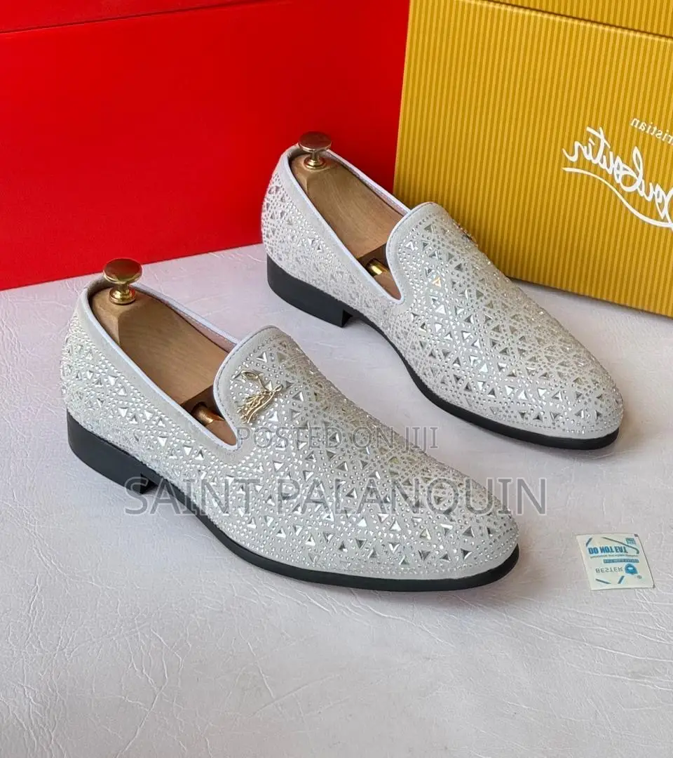 White Christian Louboutin