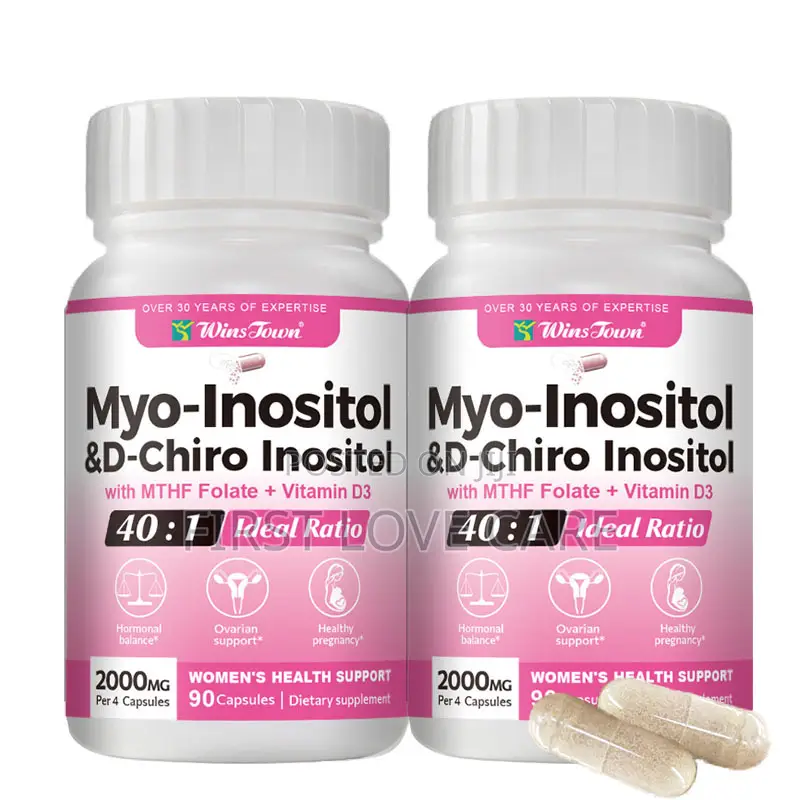 Wins Town Myo Inositol D-Chiro Inositol With MTHF Folate + Vit D3