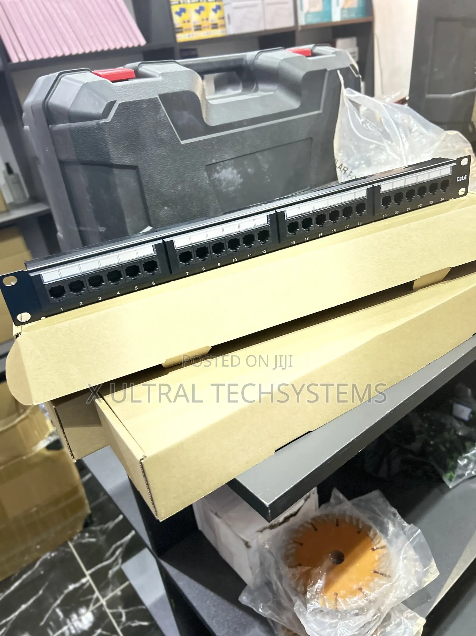 24 Port Networking Cat6 Patch Panel