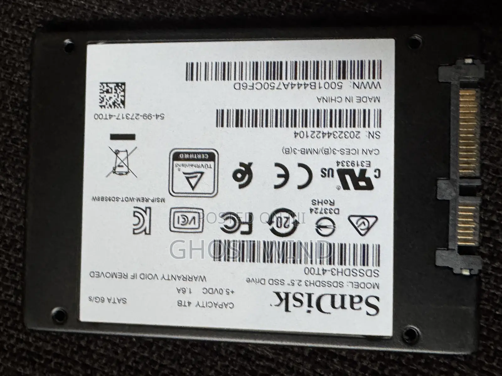 Sandisk Sata SSD