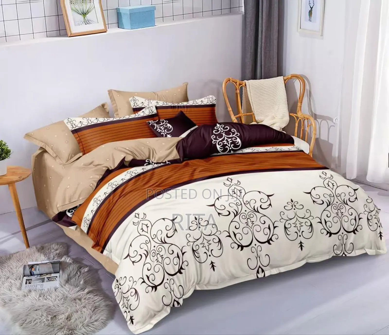 Quality 4 Pieces Set Bedsheet
