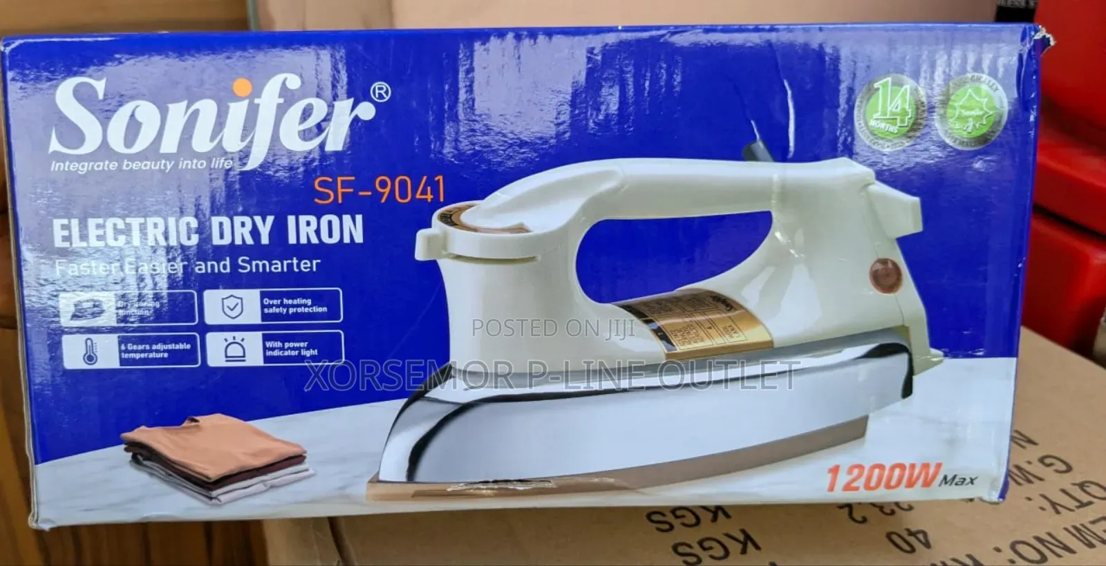 Heavy Electric Traveling Dry Iron