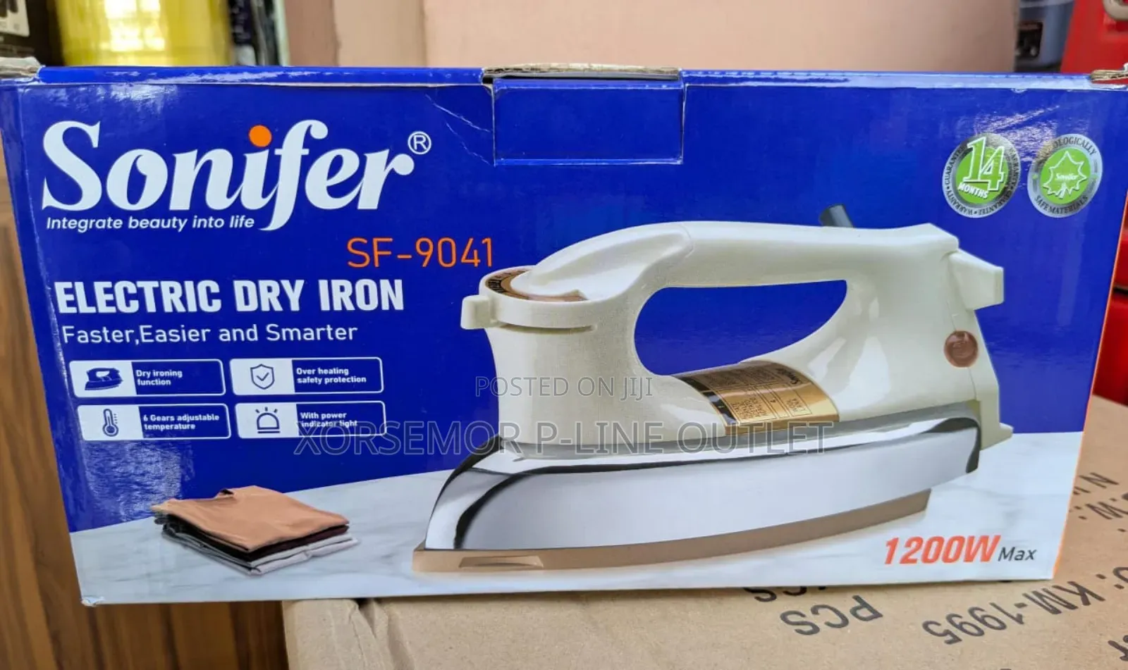 Heavy Electric Traveling Dry Iron
