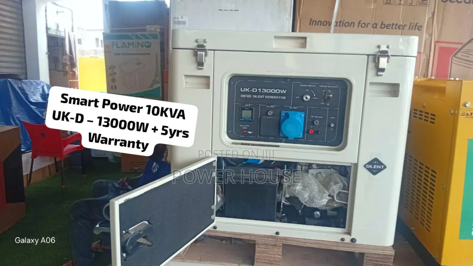 Strong High Performance Uk-D10kva Generator – 13000w 10kva Output 5yrs