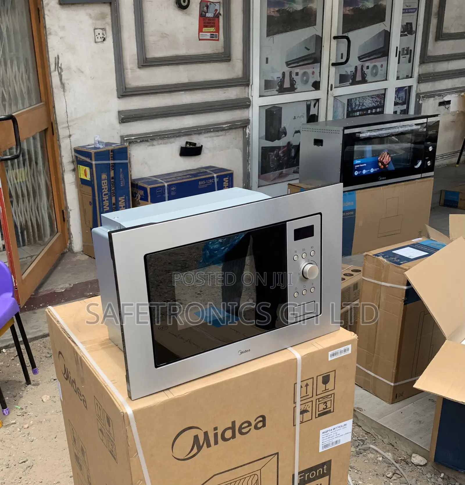 Buy Genuine Midea 17ltrs Solo Microwave Sleek Electric Am717bs7