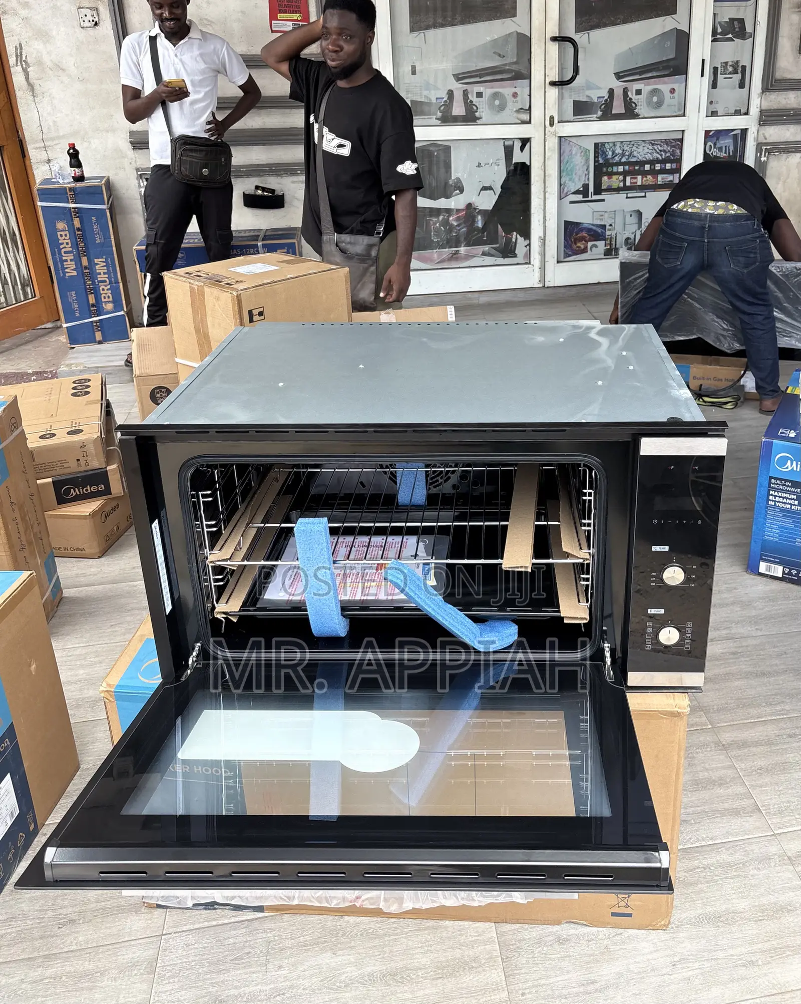 Stainless Steel Midea Built in Tempered Glass Electric Oven(93m90d0)