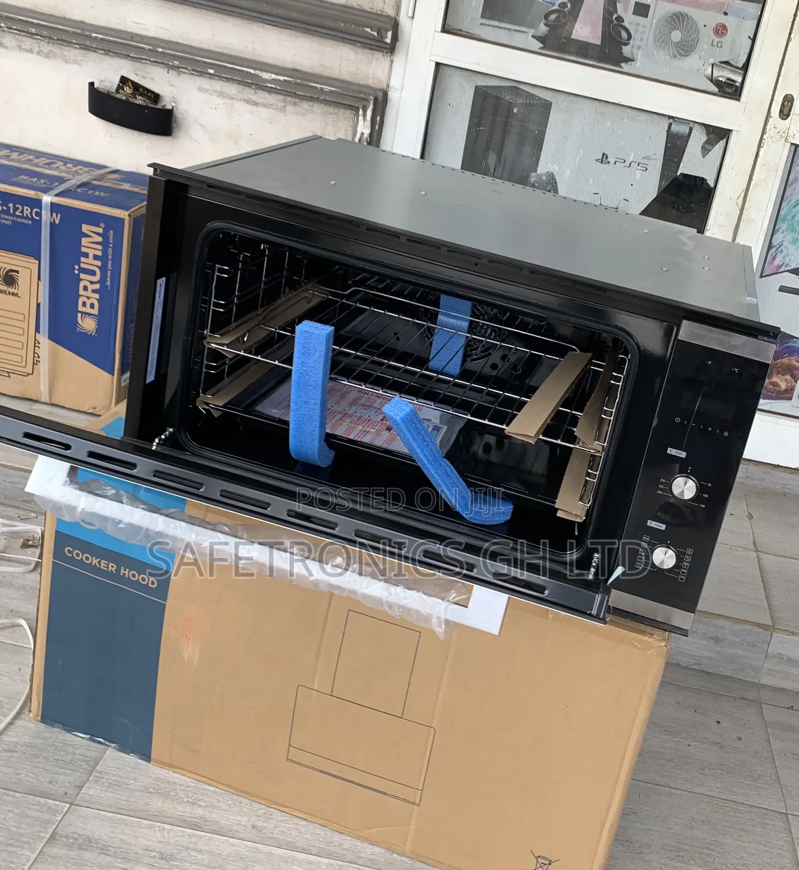 Shop Reliable Midea 90cm Black Built-in Oven Sku 93m90d0-B